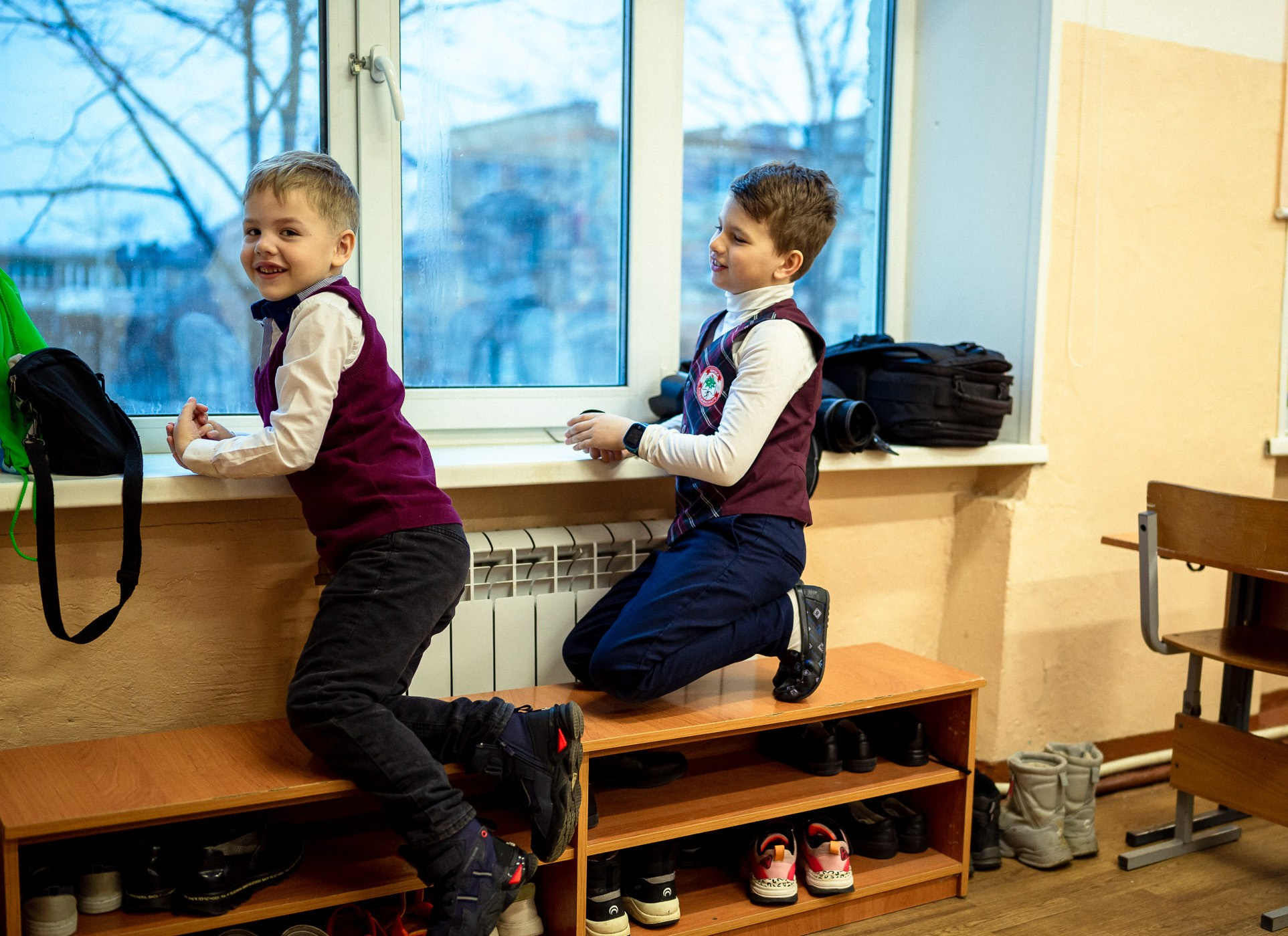 Уроки в школе. Андрей Кровлин — фотограф в Славянке