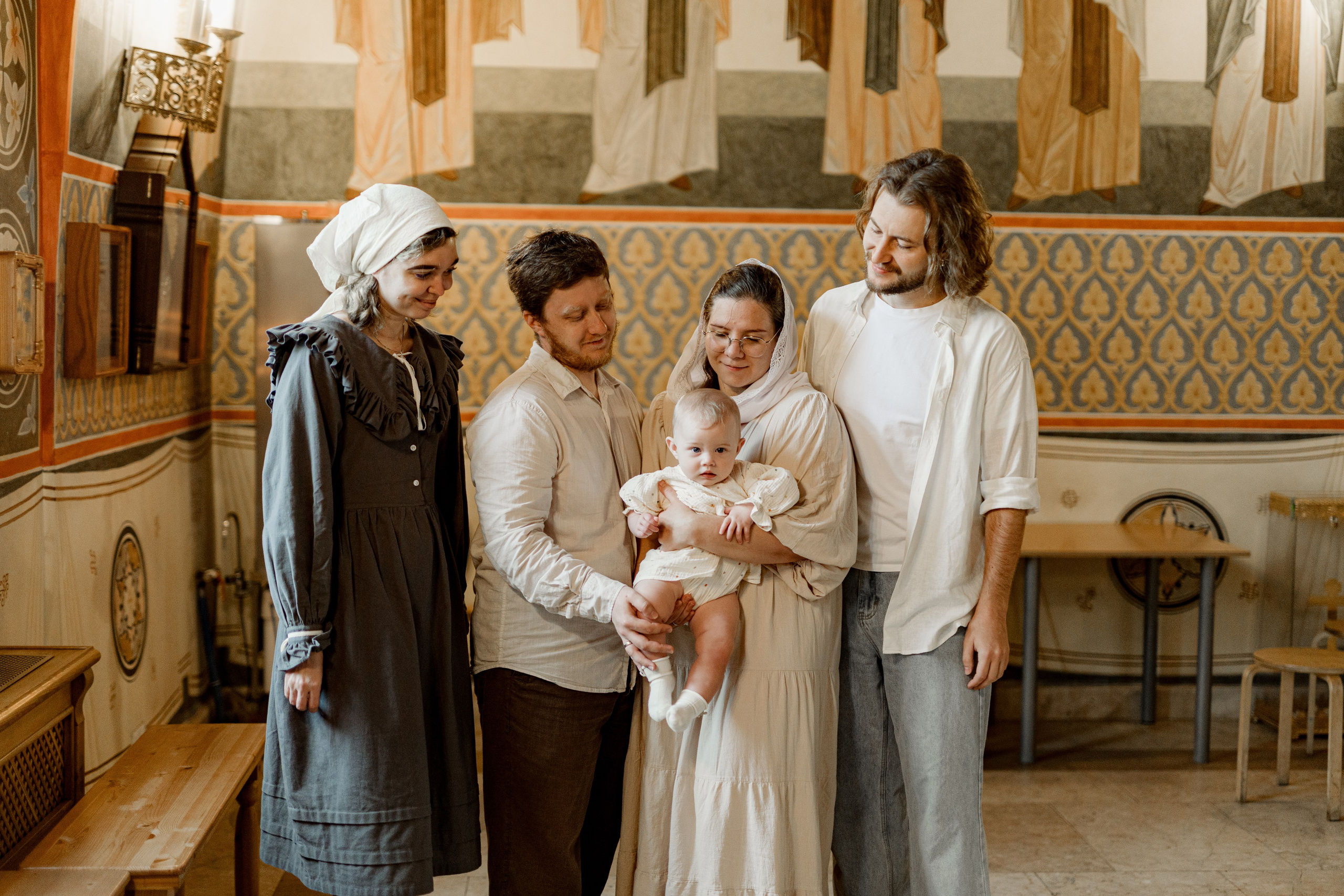 Таинство Крещения Веры. Фотограф новорождённых Newborn Москва