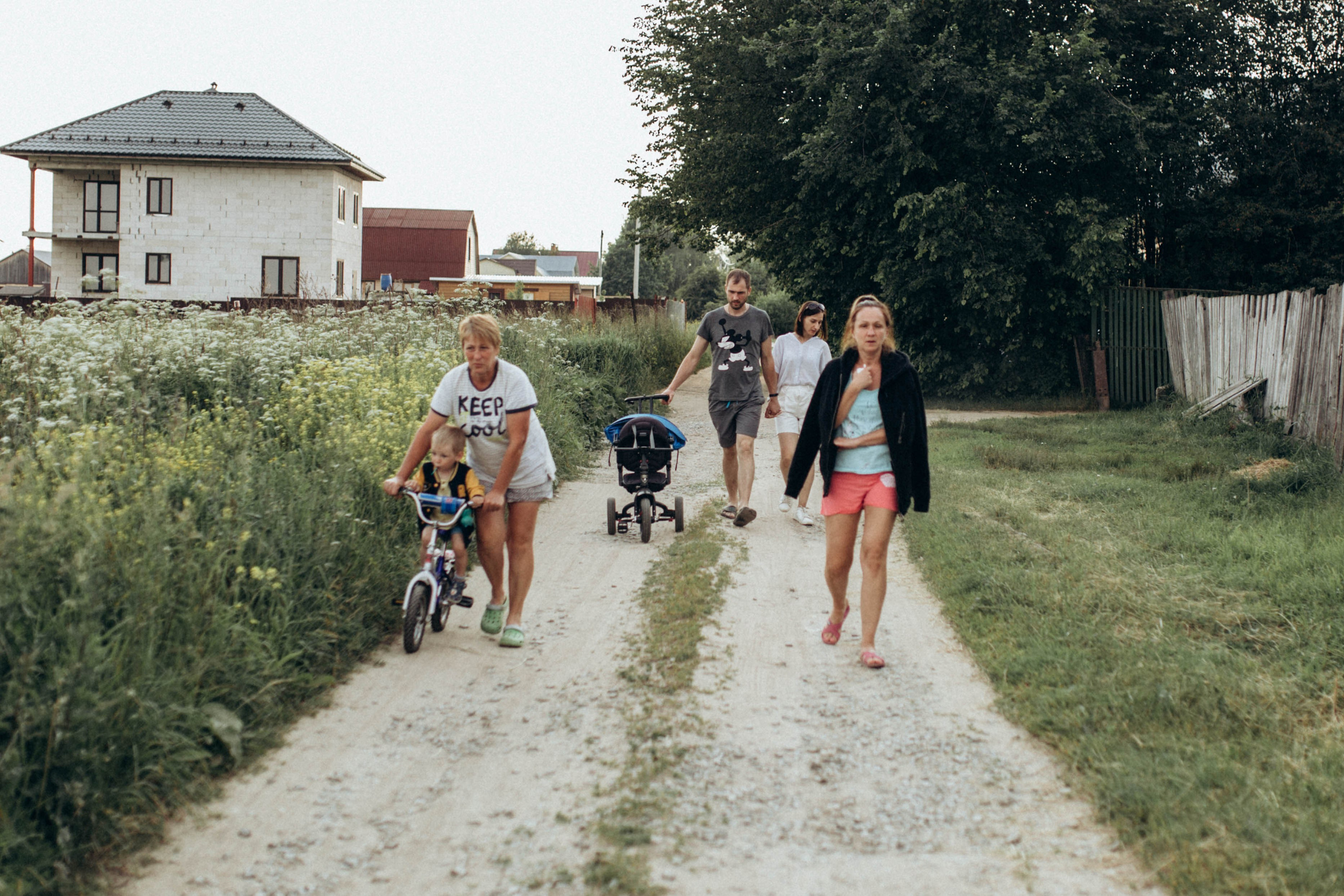 У бабушки в деревне. Фотограф новорожденных Серпухов, Протвино, Москва I Марина Бурмистрова