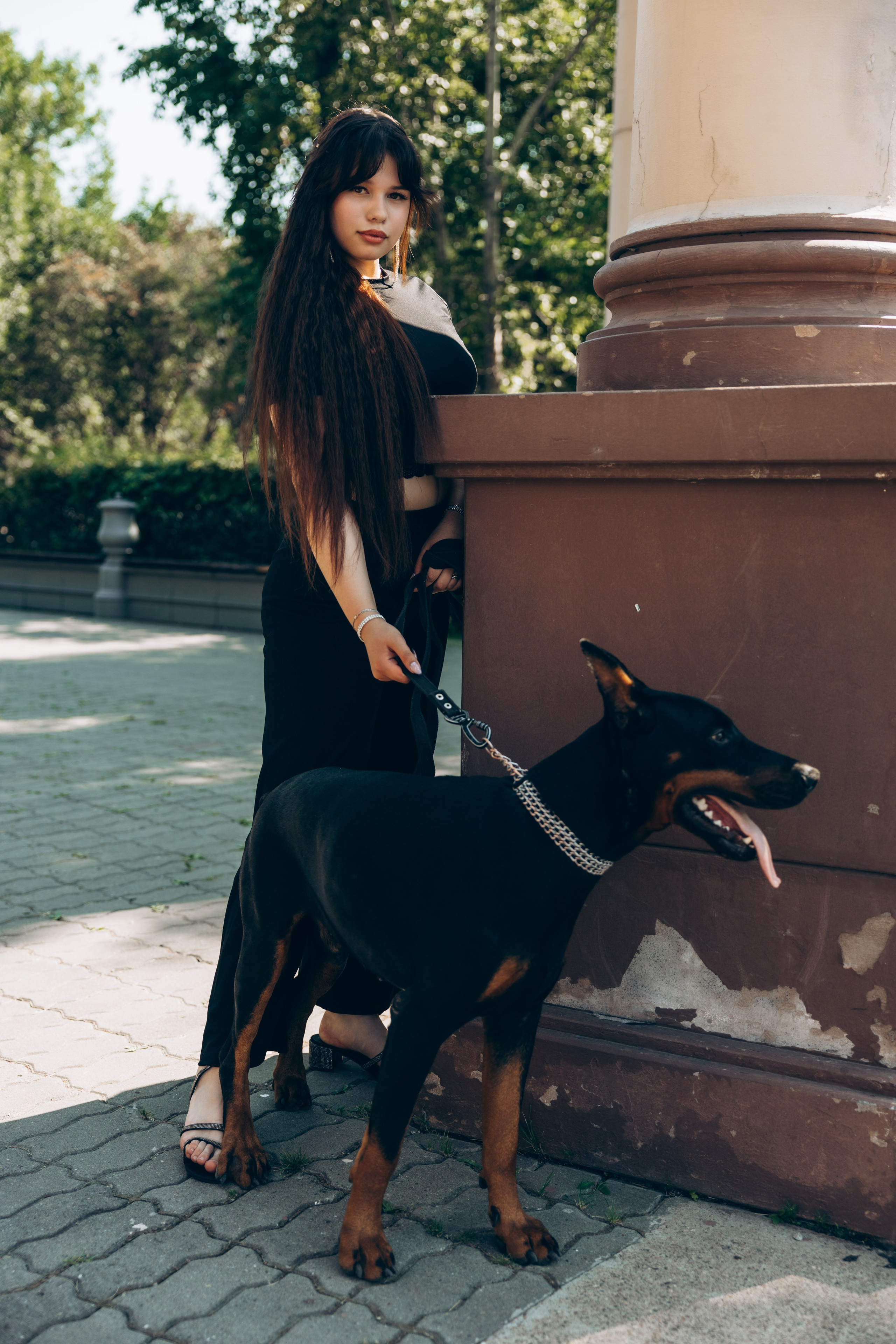 Фотосессия с доберманом. Свадебный, семейный фотограф в Иркутске Светлана Макаричева