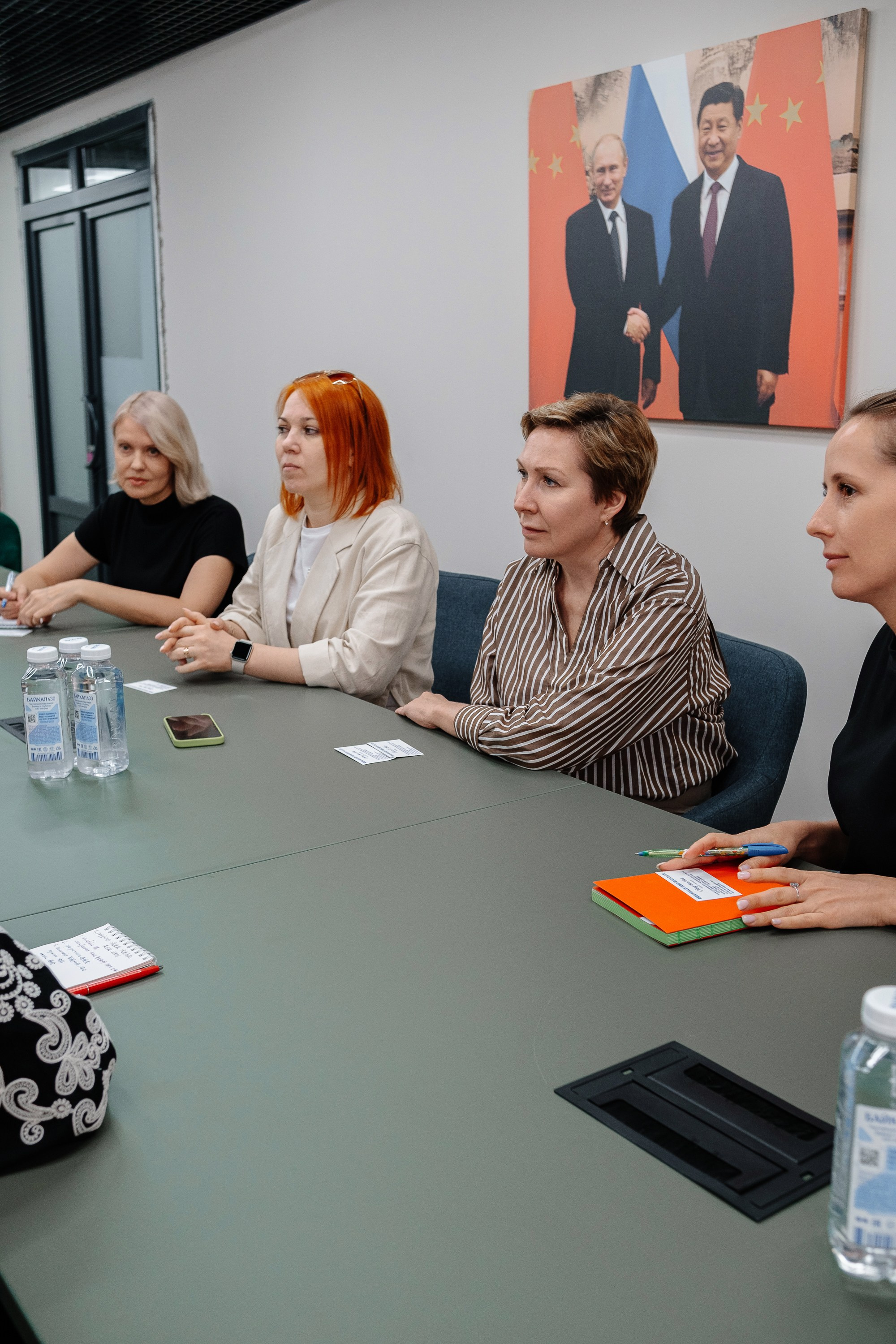 Делегация Китая в Ивановской текстильной компании