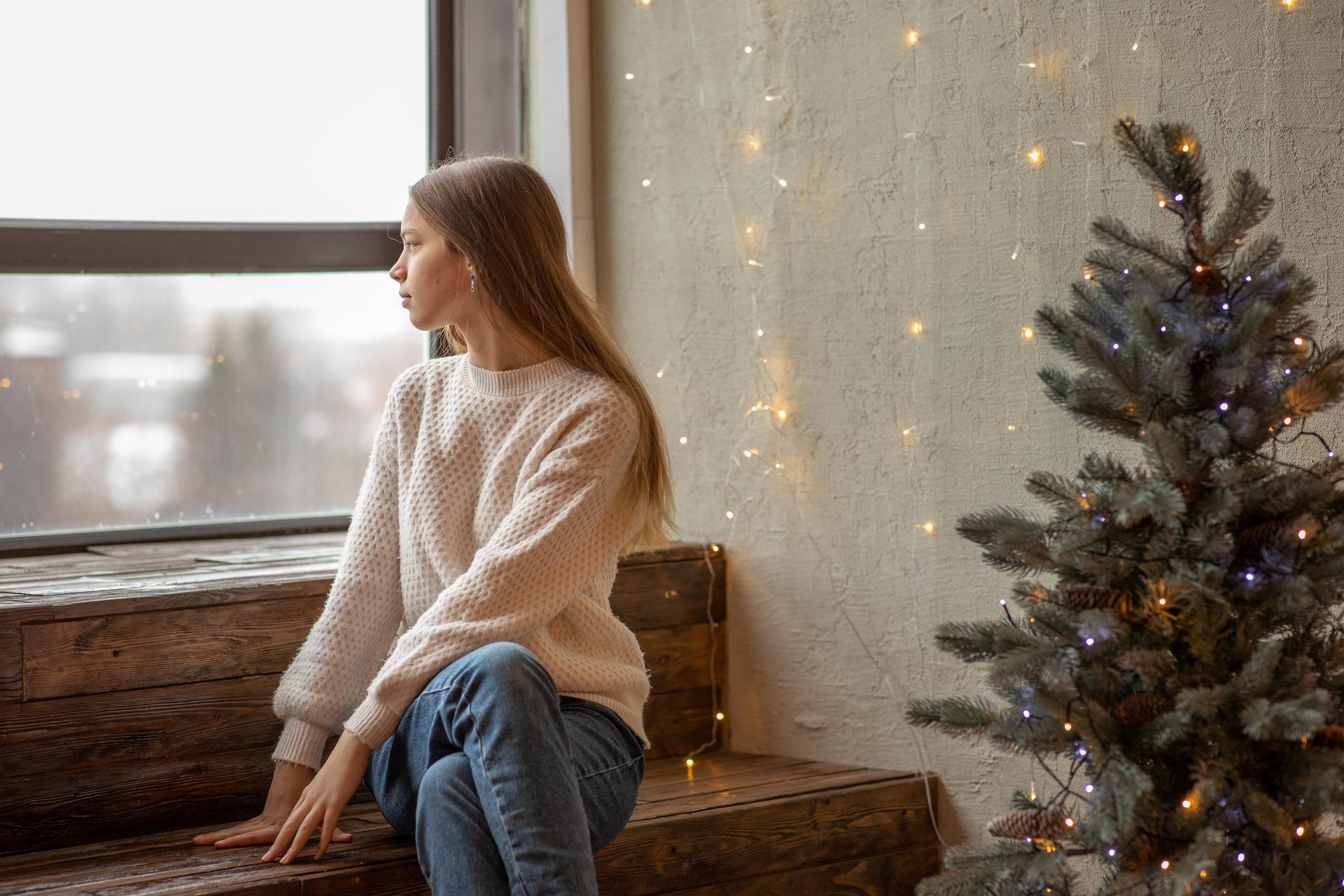 Семейная новогодняя съемка для Ирины и Влада. Женский семейный фотограф Тула Москва Захарова Анна