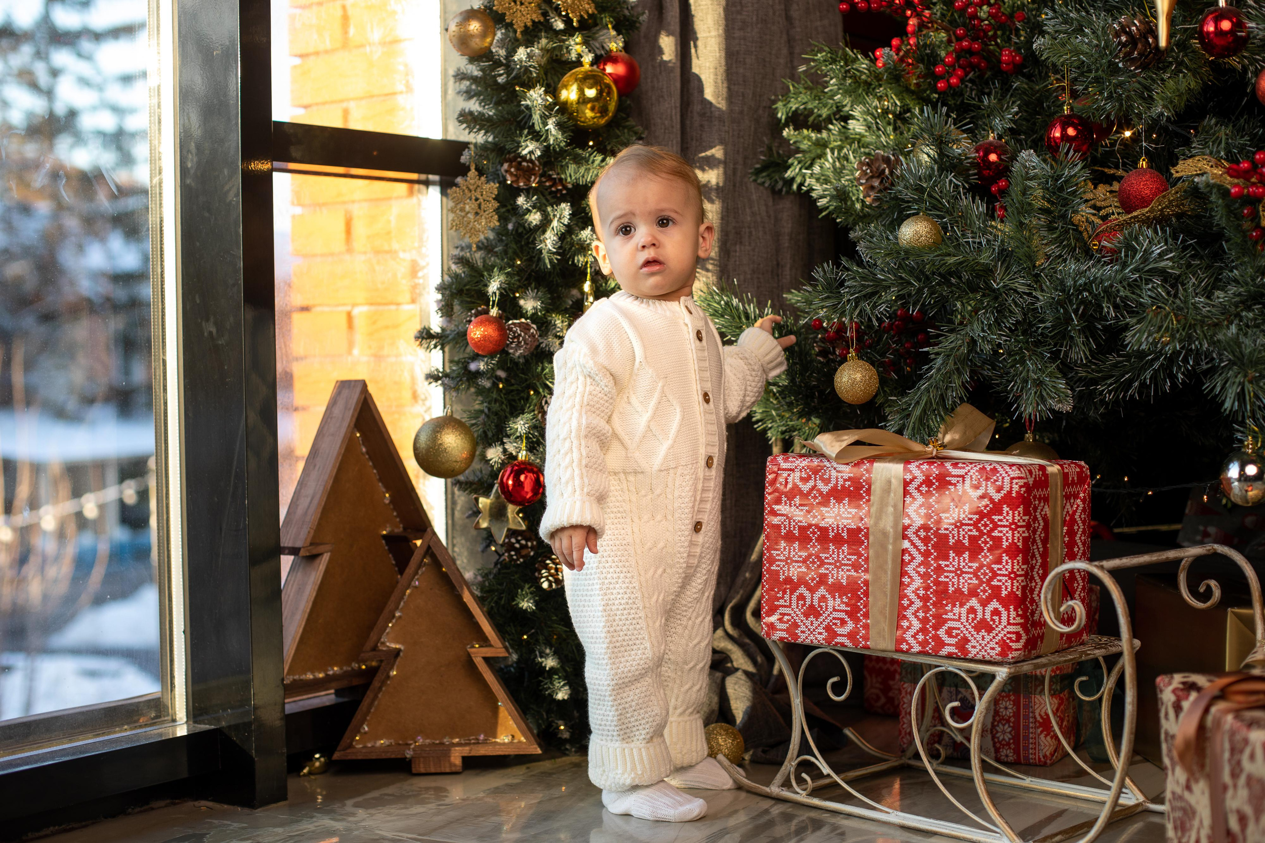 Новогодняя фотосессия для Леры, Руслана и Катюши. Женский семейный фотограф Тула Москва Захарова Анна