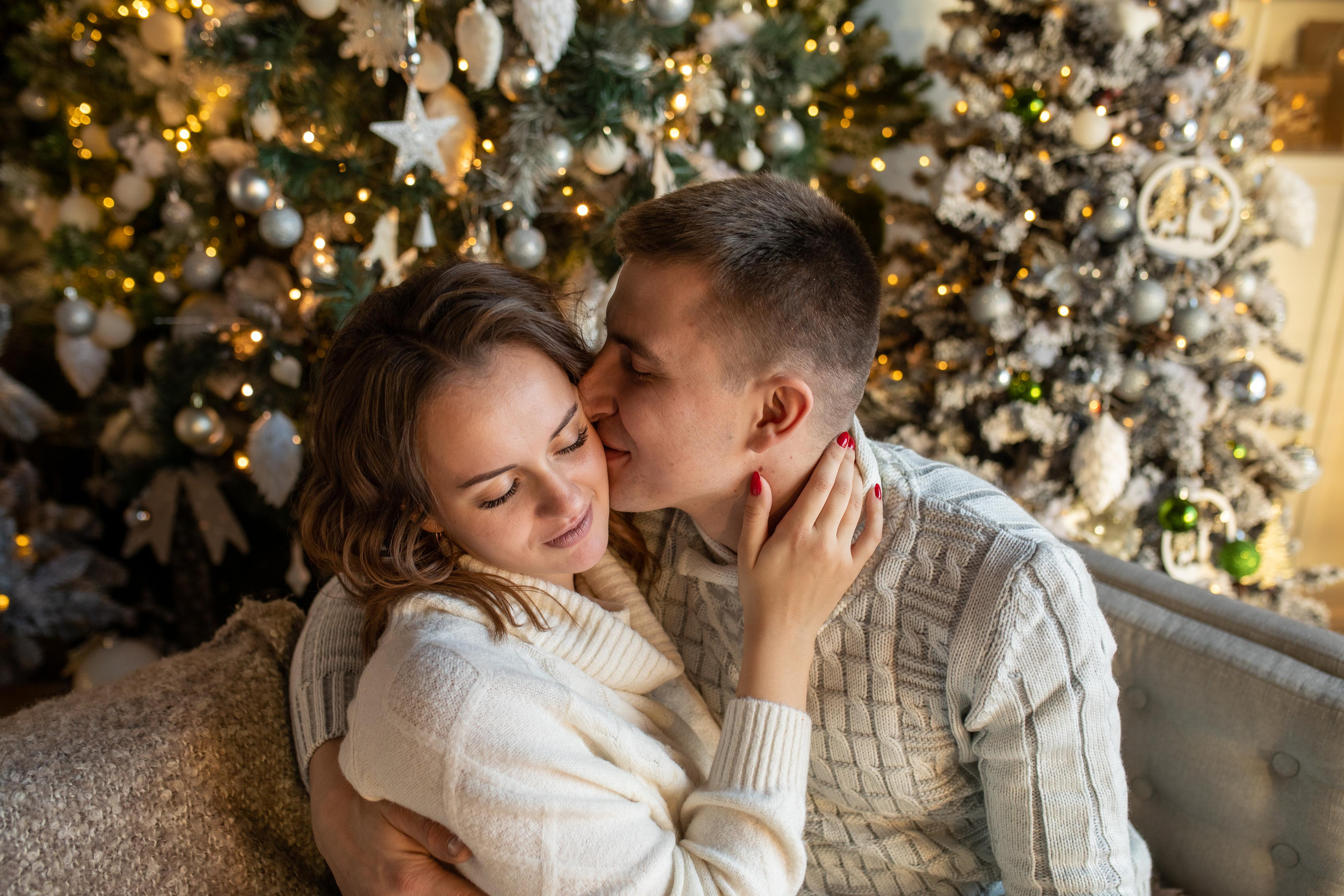 Новогодняя фотосессия для Леры, Руслана и Катюши. Женский семейный фотограф Тула Москва Захарова Анна