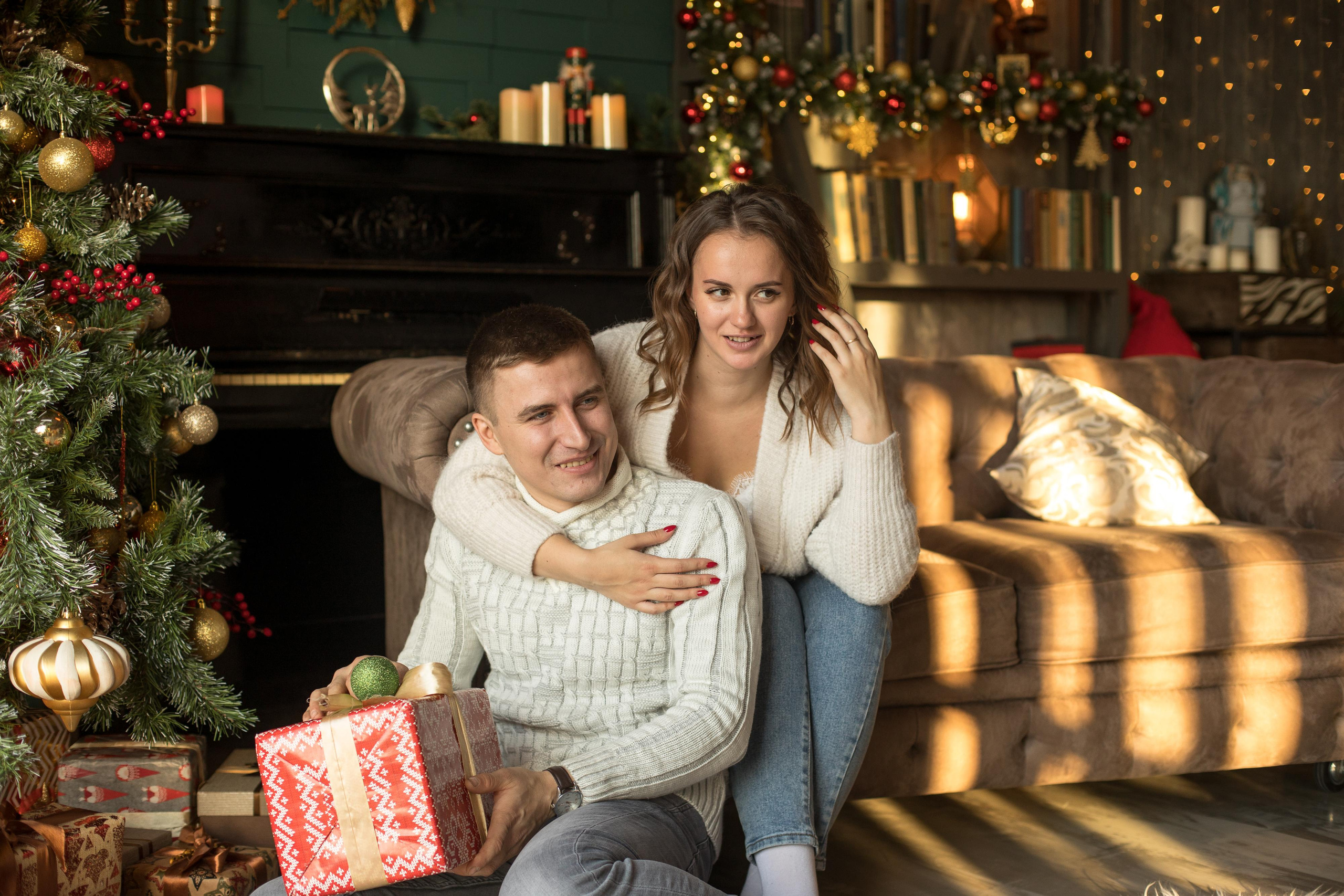 Новогодняя фотосессия для Леры, Руслана и Катюши. Женский семейный фотограф Тула Москва Захарова Анна