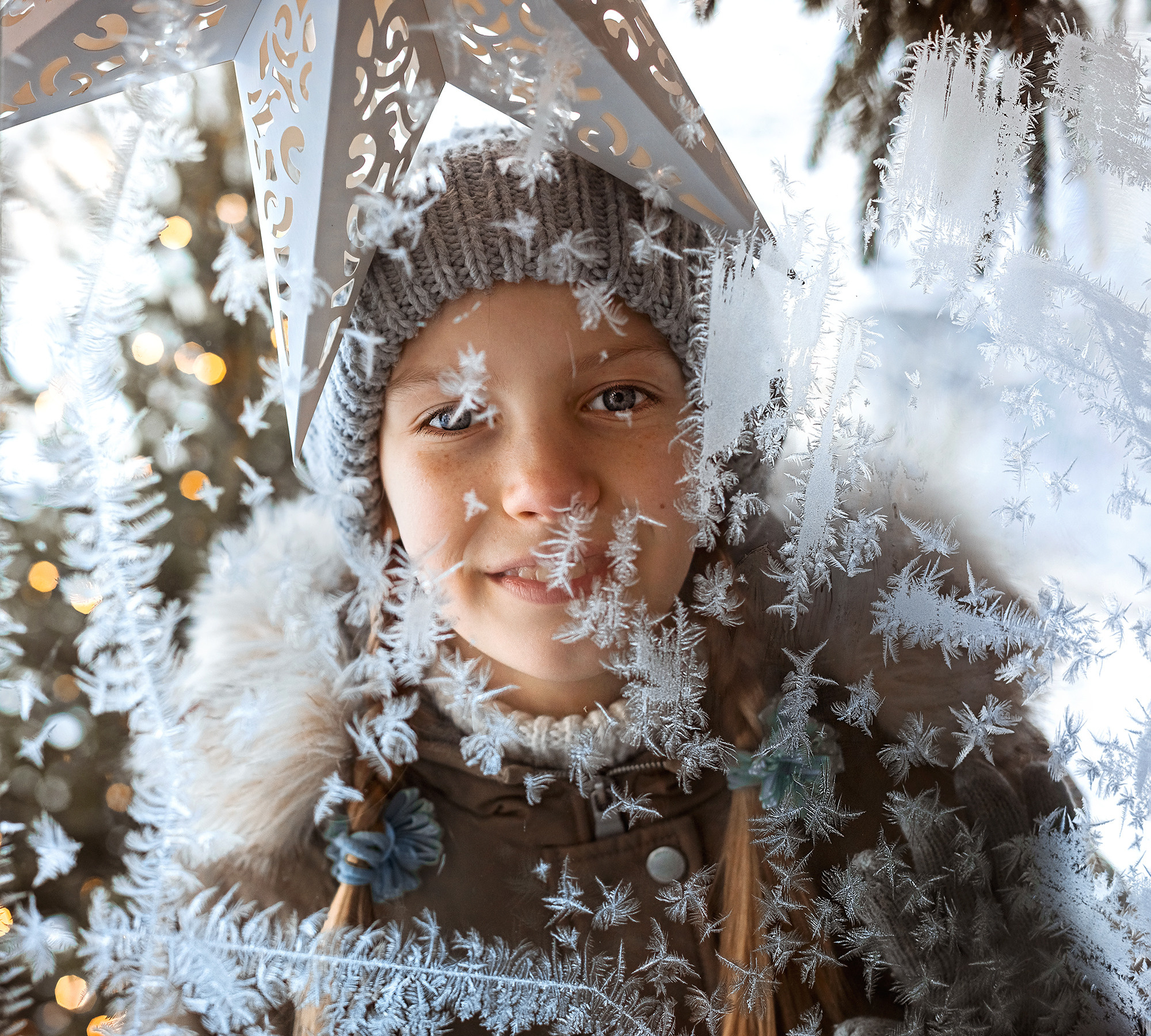 Детская новогодняя съемка. Женский семейный фотограф Тула Москва Захарова Анна