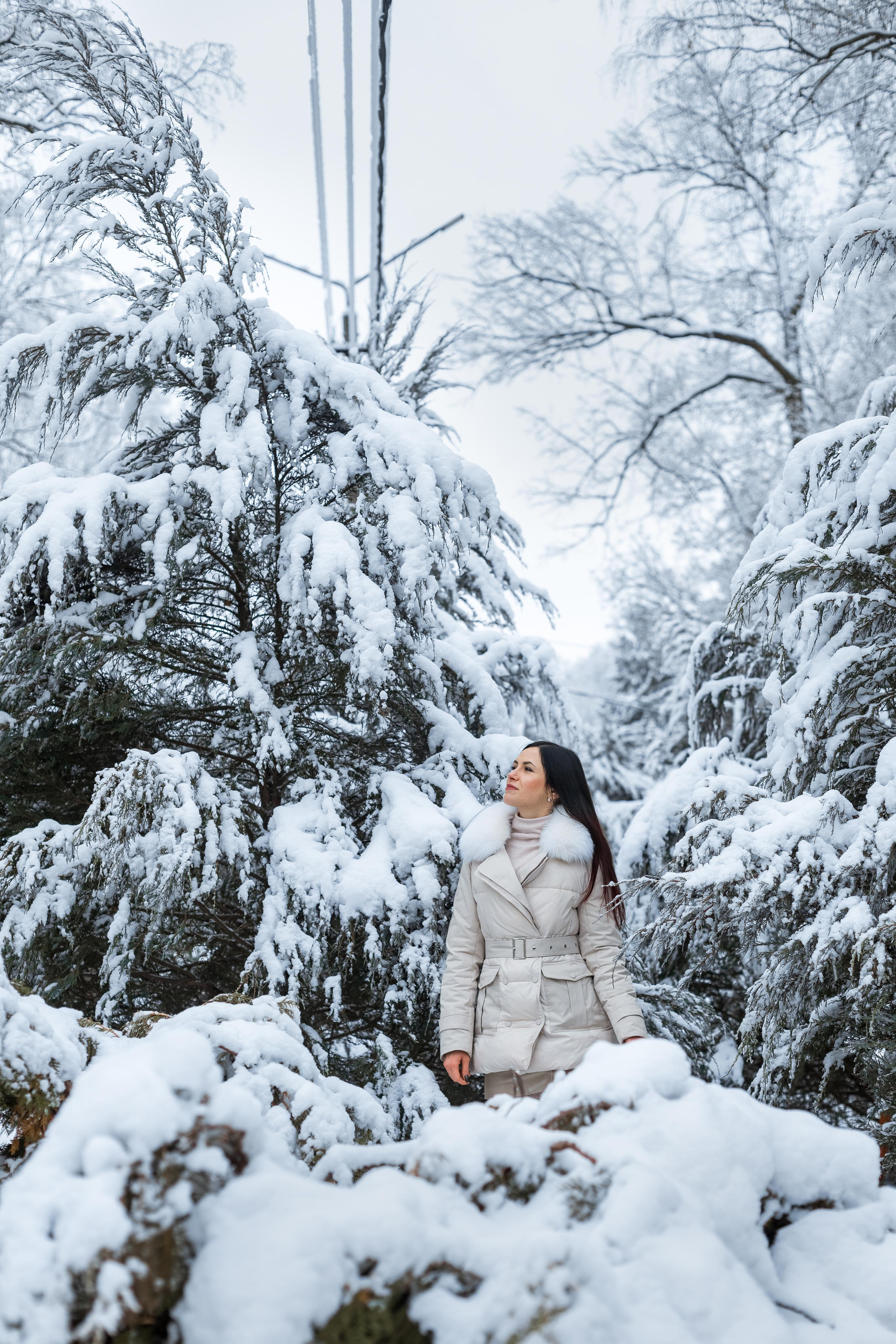 Зимняя фотопрогулка для Анастасии, Марка и Миланы. Женский семейный фотограф Тула Москва Захарова Анна