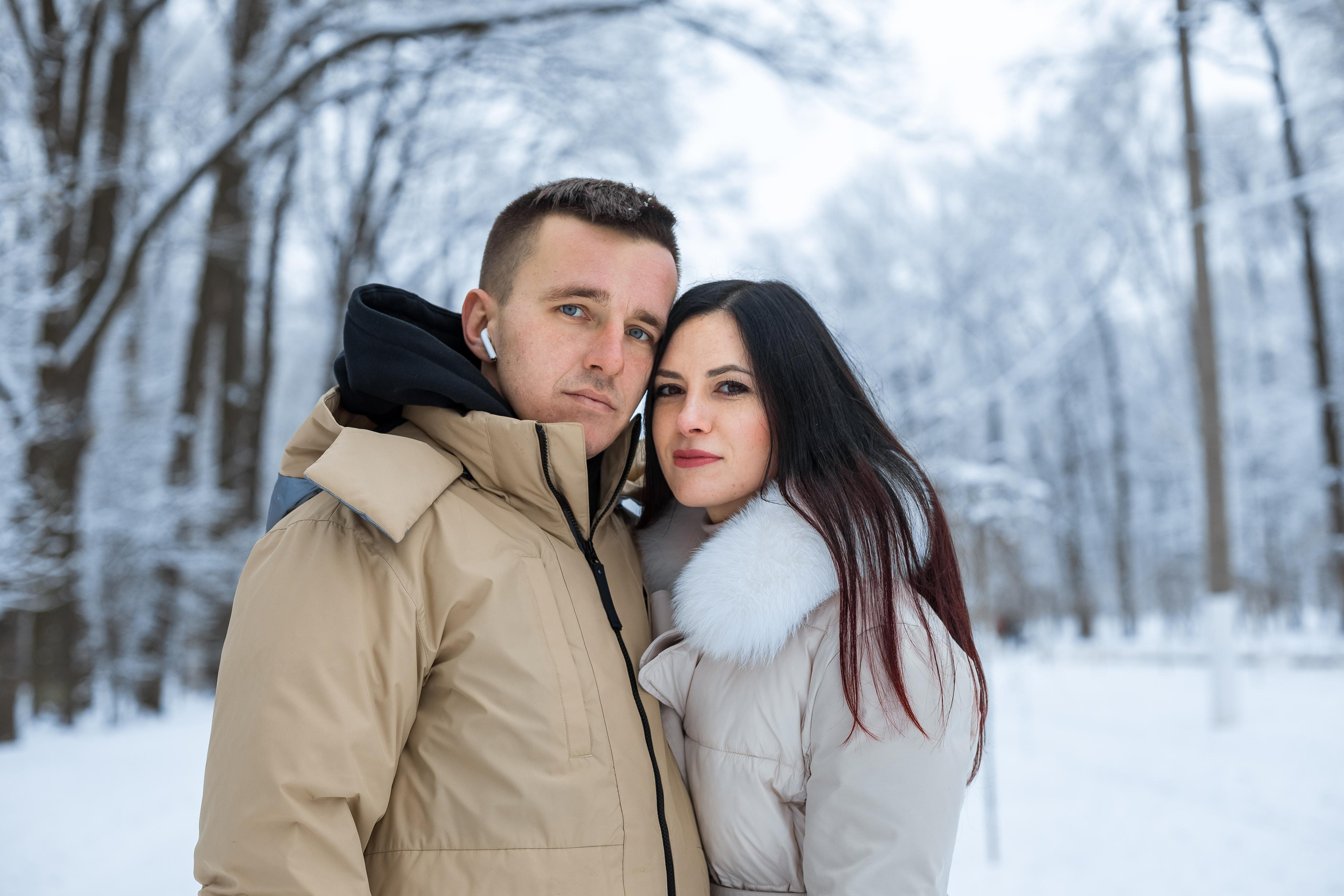 Зимняя фотопрогулка для Анастасии, Марка и Миланы. Женский семейный фотограф Тула Москва Захарова Анна