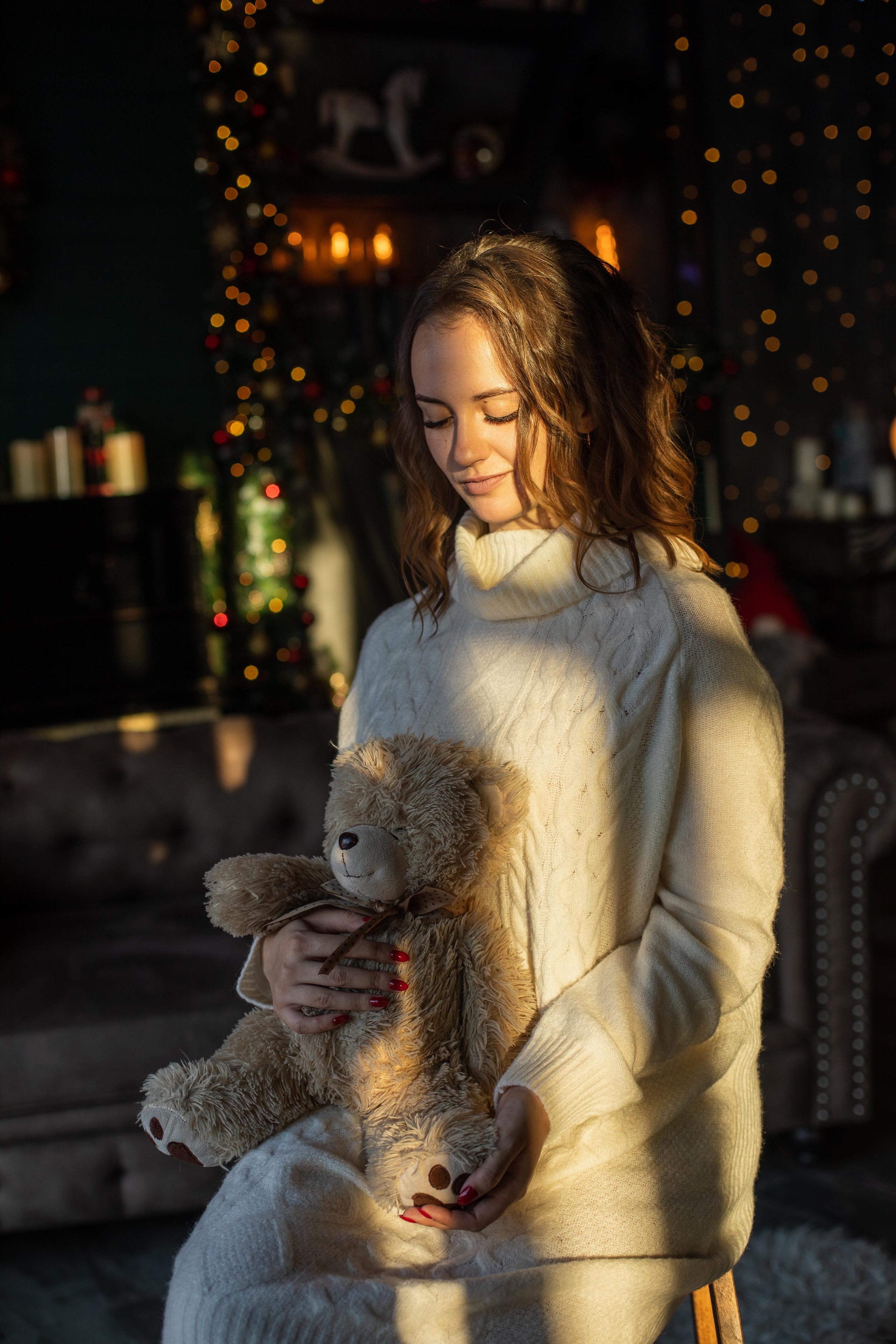 Новогодняя фотосессия для Леры, Руслана и Катюши. Женский семейный фотограф Тула Москва Захарова Анна