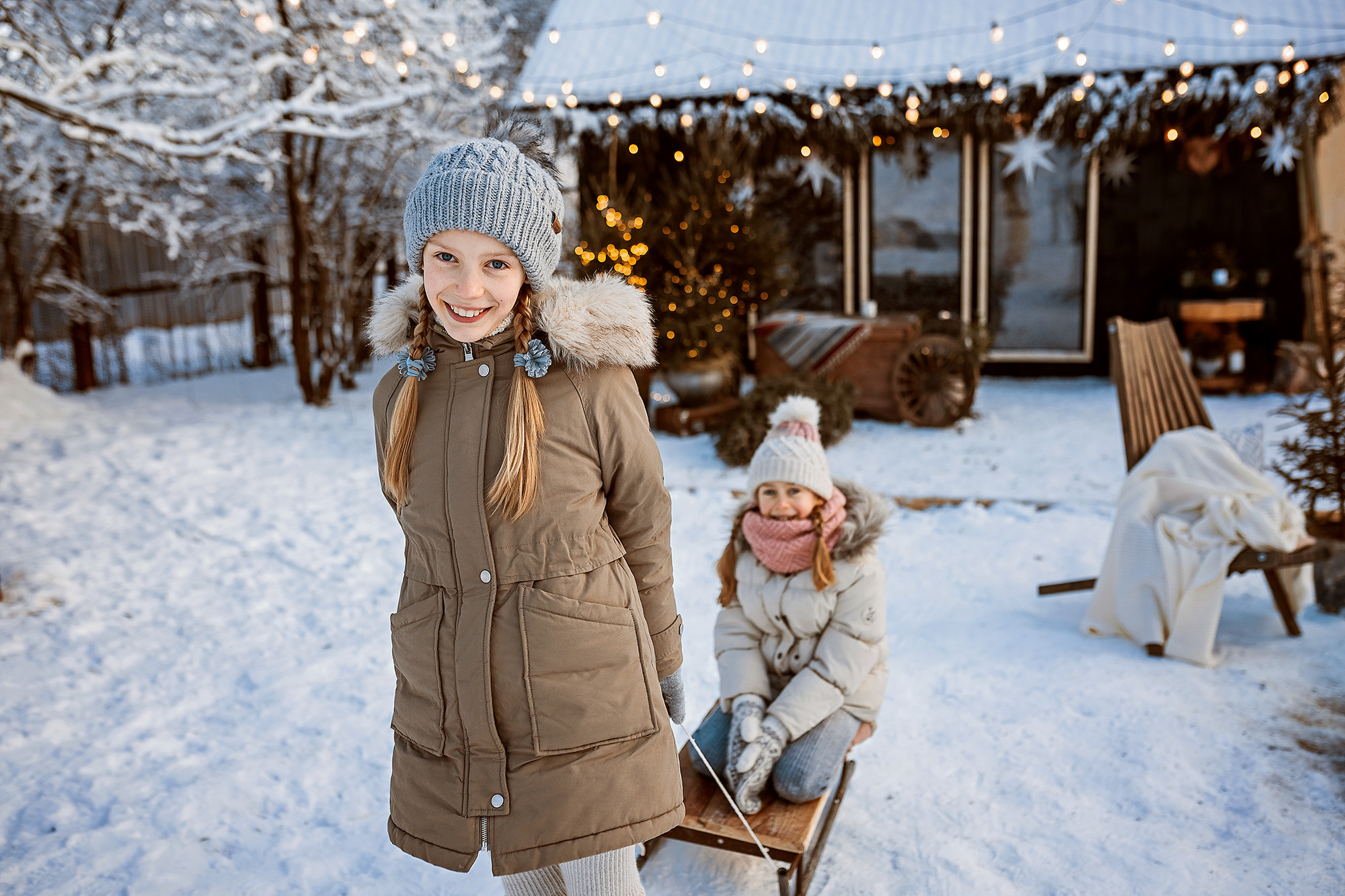 Детская новогодняя съемка. Женский семейный фотограф Тула Москва Захарова Анна