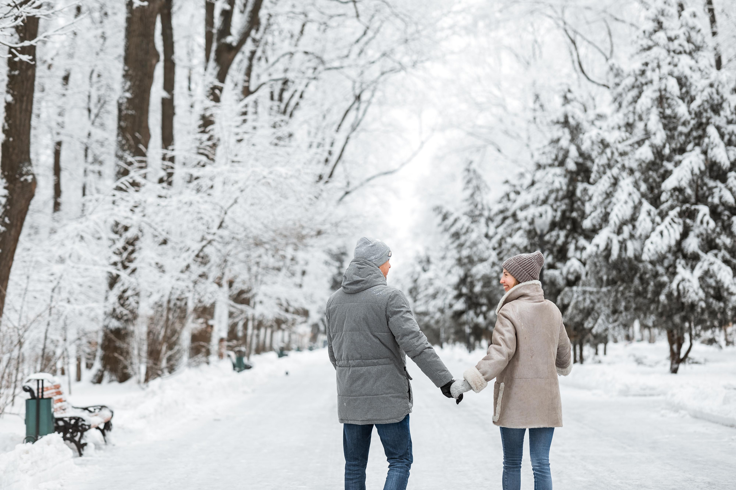 Снежная фотопрогулка для Людмилы, Александра и Ангелины. Женский семейный фотограф Тула Москва Захарова Анна
