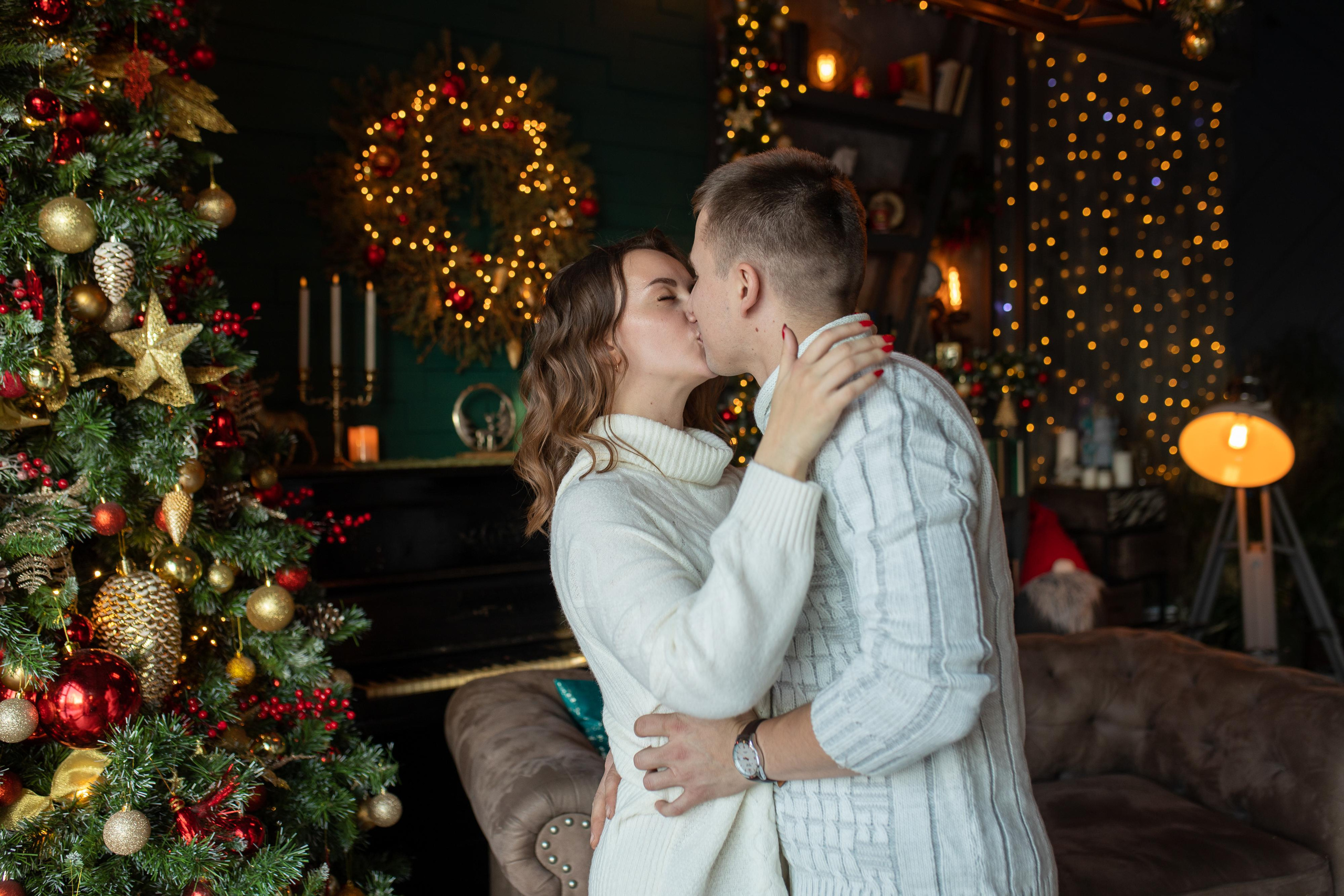 Новогодняя фотосессия для Леры, Руслана и Катюши. Женский семейный фотограф Тула Москва Захарова Анна