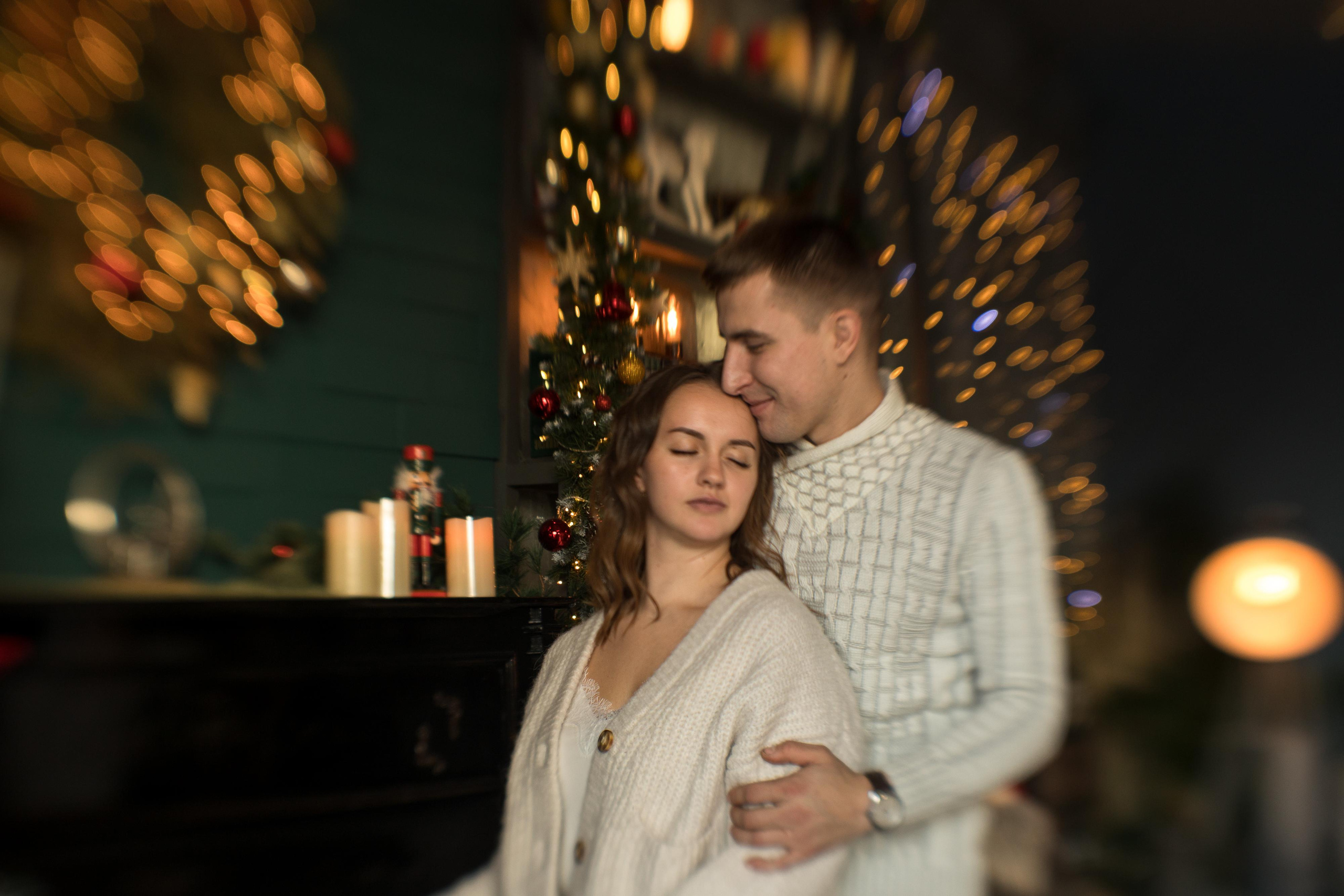 Новогодняя фотосессия для Леры, Руслана и Катюши. Женский семейный фотограф Тула Москва Захарова Анна