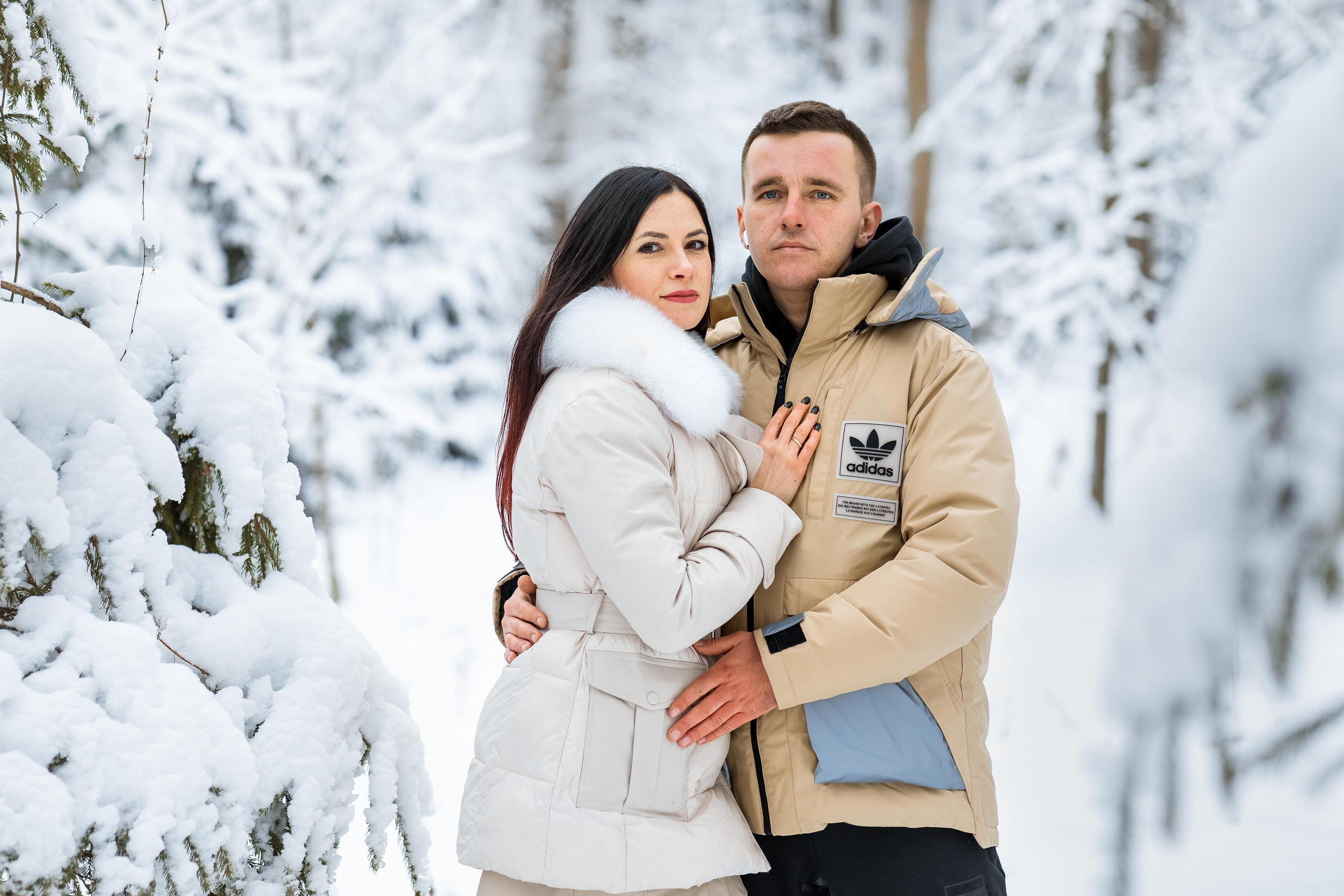 Зимняя фотопрогулка для Анастасии, Марка и Миланы. Женский семейный фотограф Тула Москва Захарова Анна