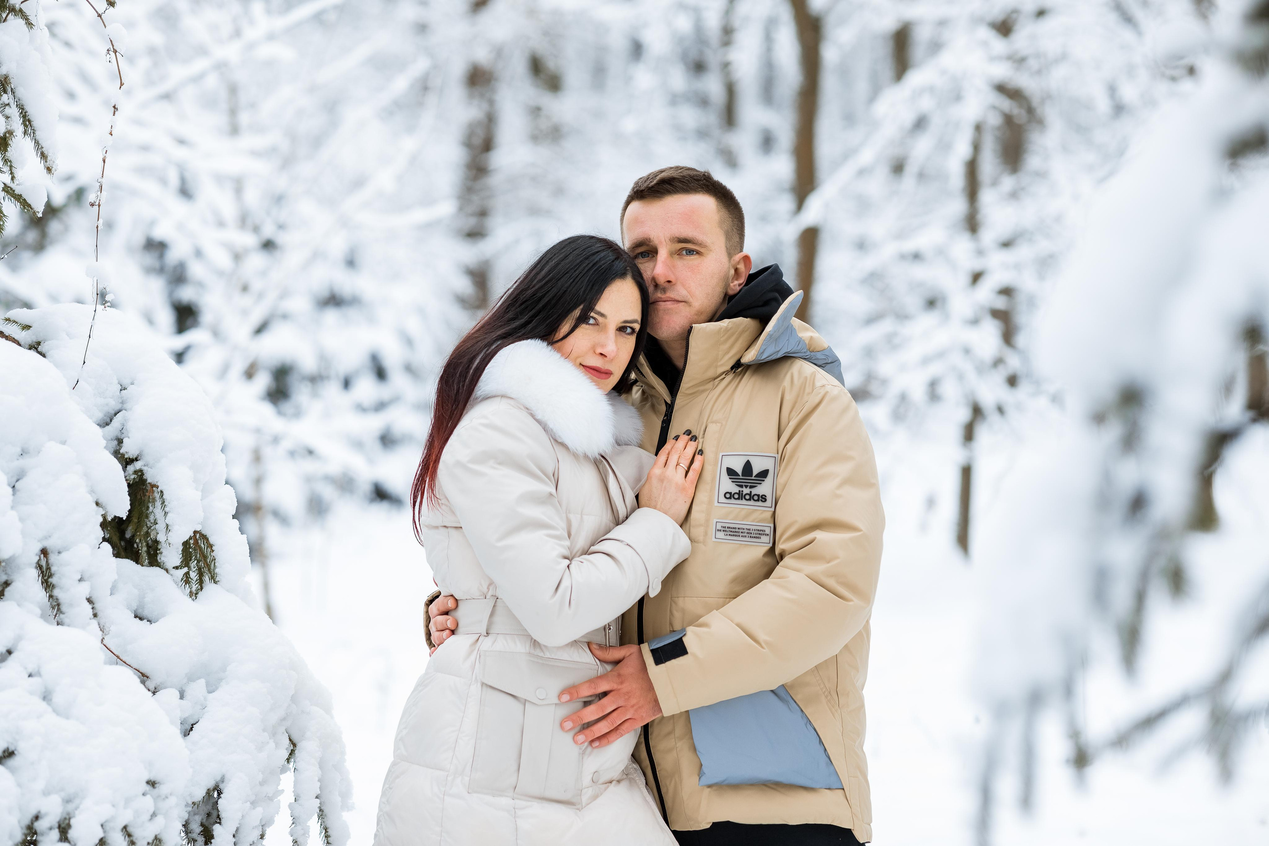 Зимняя фотопрогулка для Анастасии, Марка и Миланы. Женский семейный фотограф Тула Москва Захарова Анна