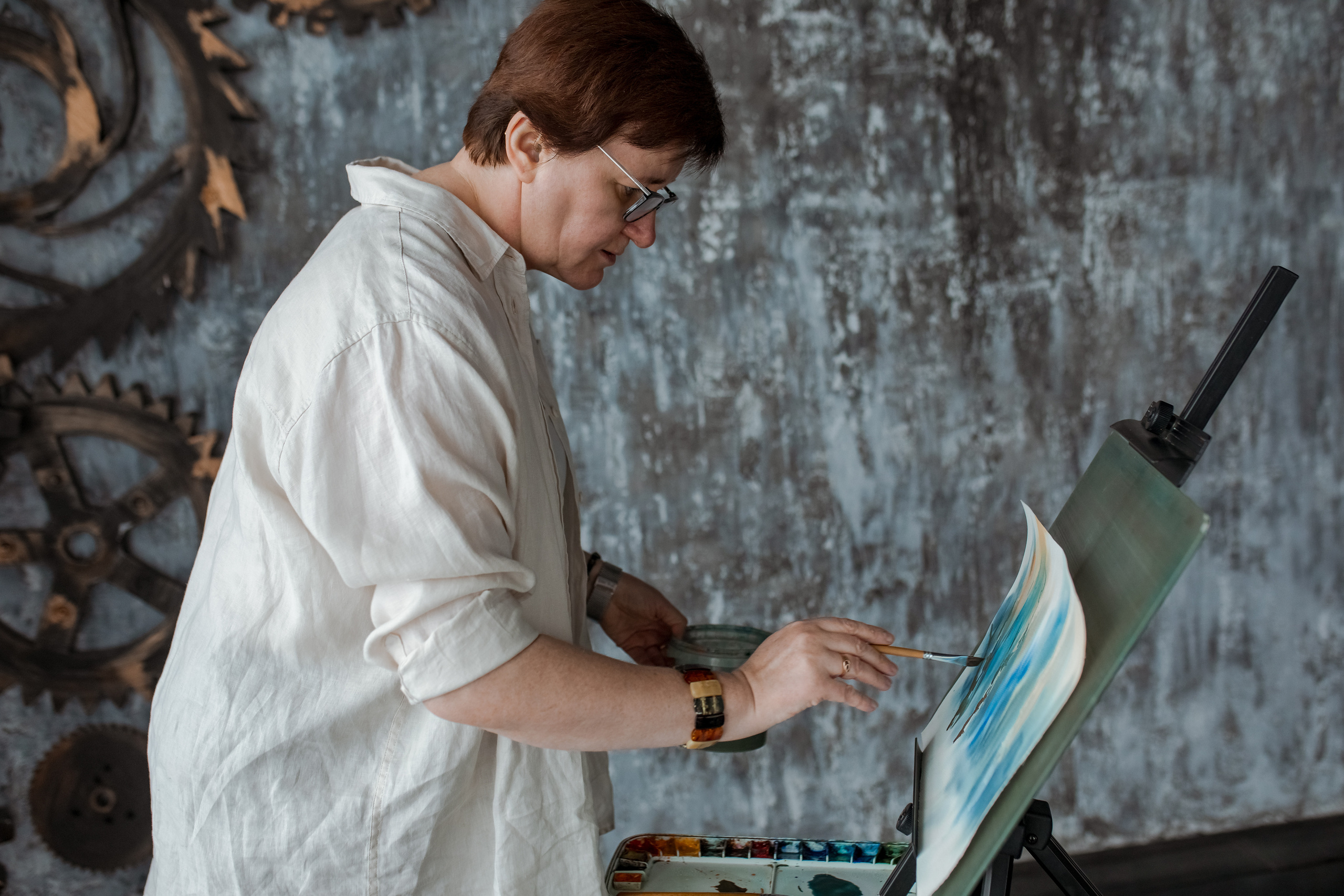 Художник Светлана Клишевская. Женский семейный фотограф Тула Москва Захарова Анна