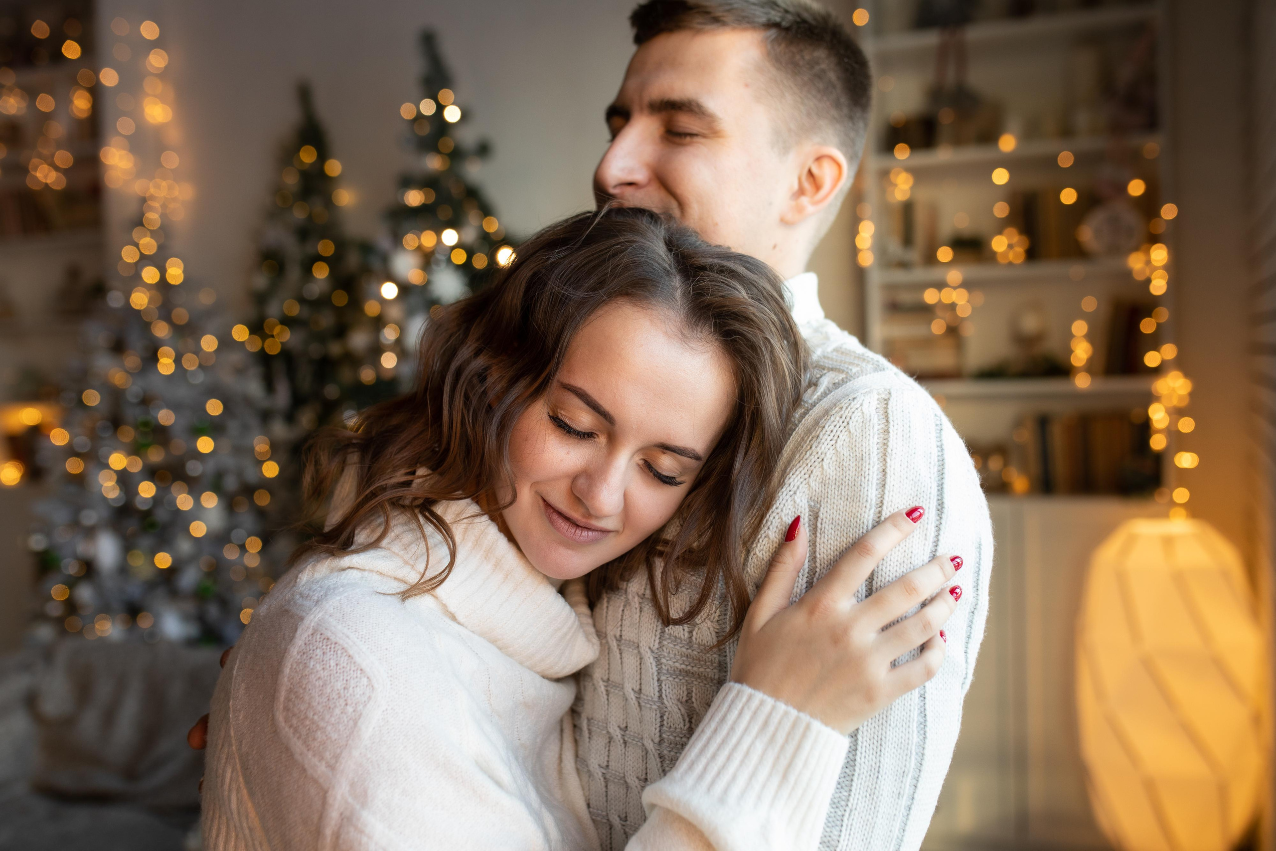 Новогодняя фотосессия для Леры, Руслана и Катюши. Женский семейный фотограф Тула Москва Захарова Анна
