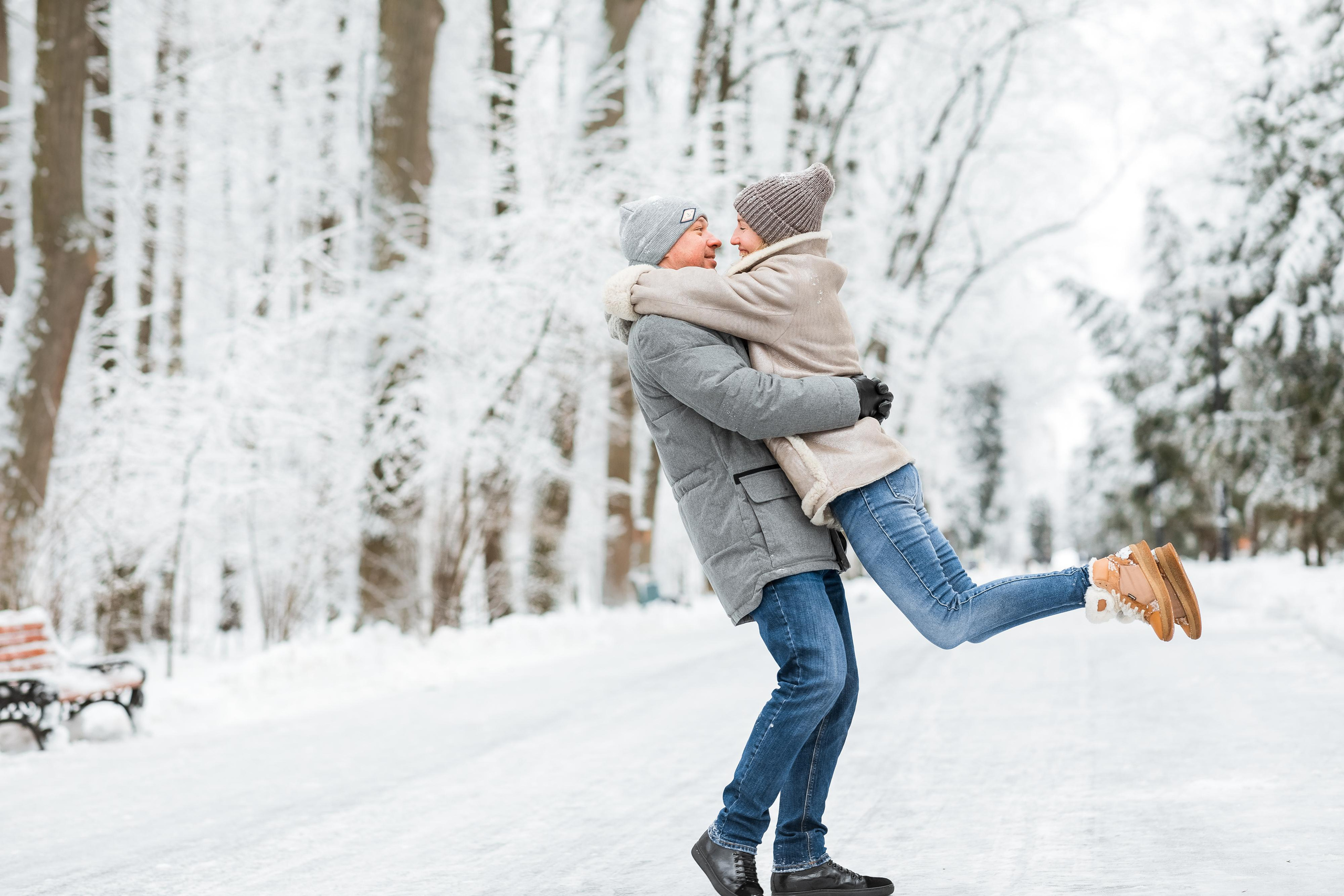 Снежная фотопрогулка для Людмилы, Александра и Ангелины. Женский семейный фотограф Тула Москва Захарова Анна