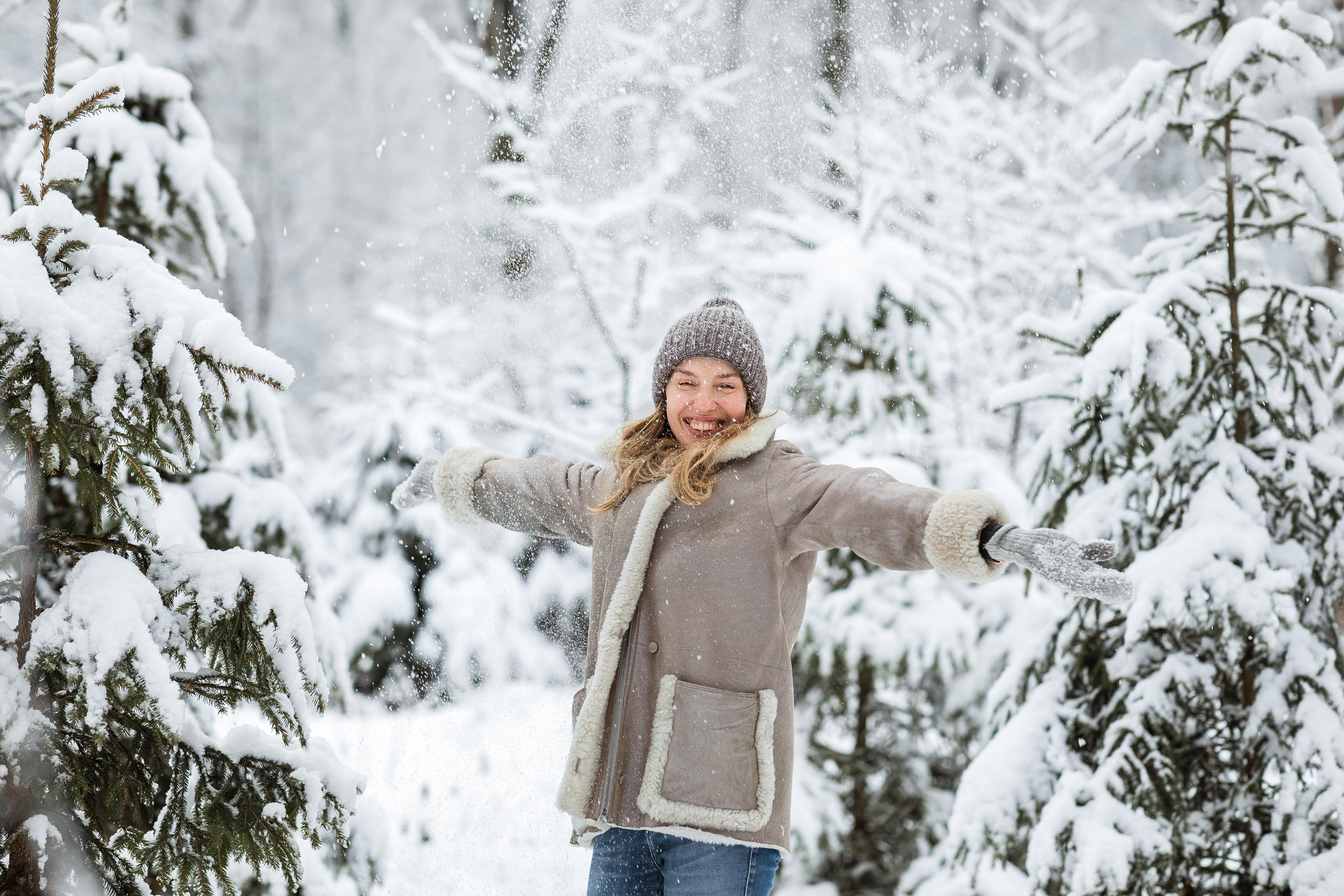 Снежная фотопрогулка для Людмилы, Александра и Ангелины. Женский семейный фотограф Тула Москва Захарова Анна