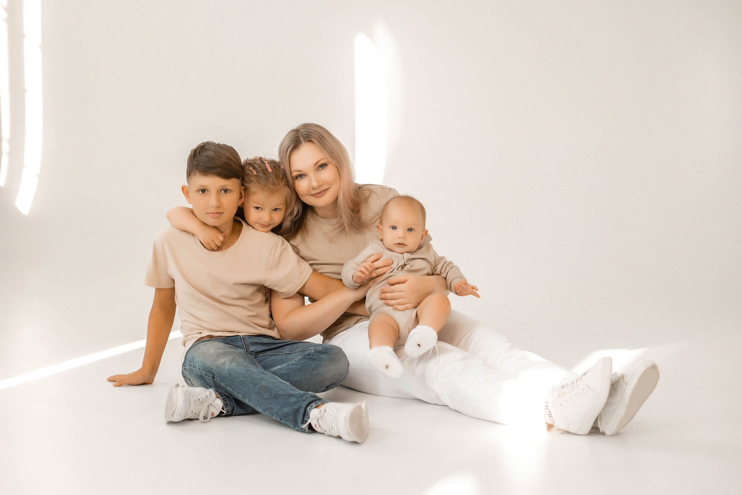 Юлия, Кирилл, Даша и Филипп. Семейный и женский фотограф Натали Орёл