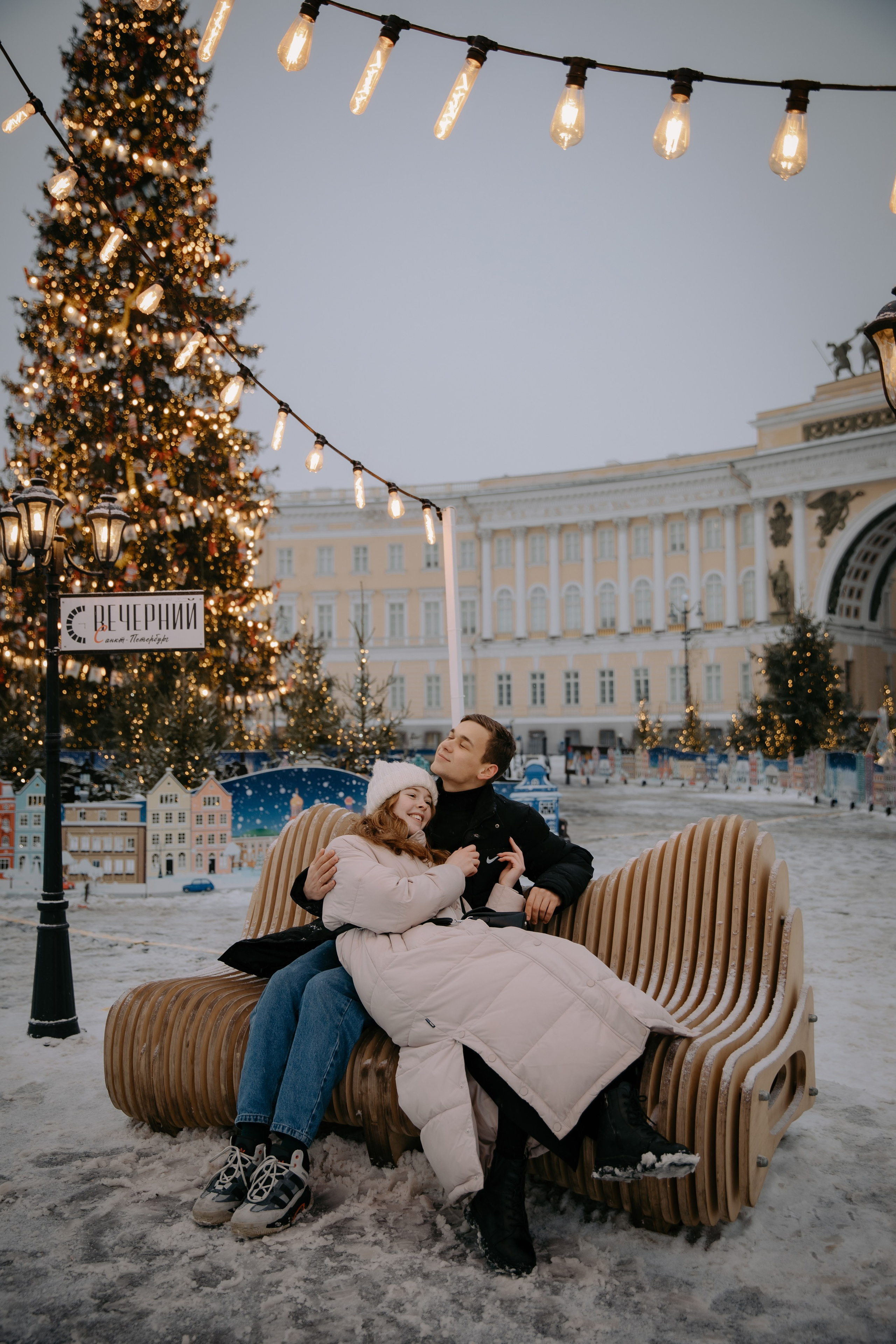 Прогулка по Новогоднему Петербургу, завершение прогулки в Эрмитаже. Фотограф в Санкт-Петербурге Разиля Идиятуллина