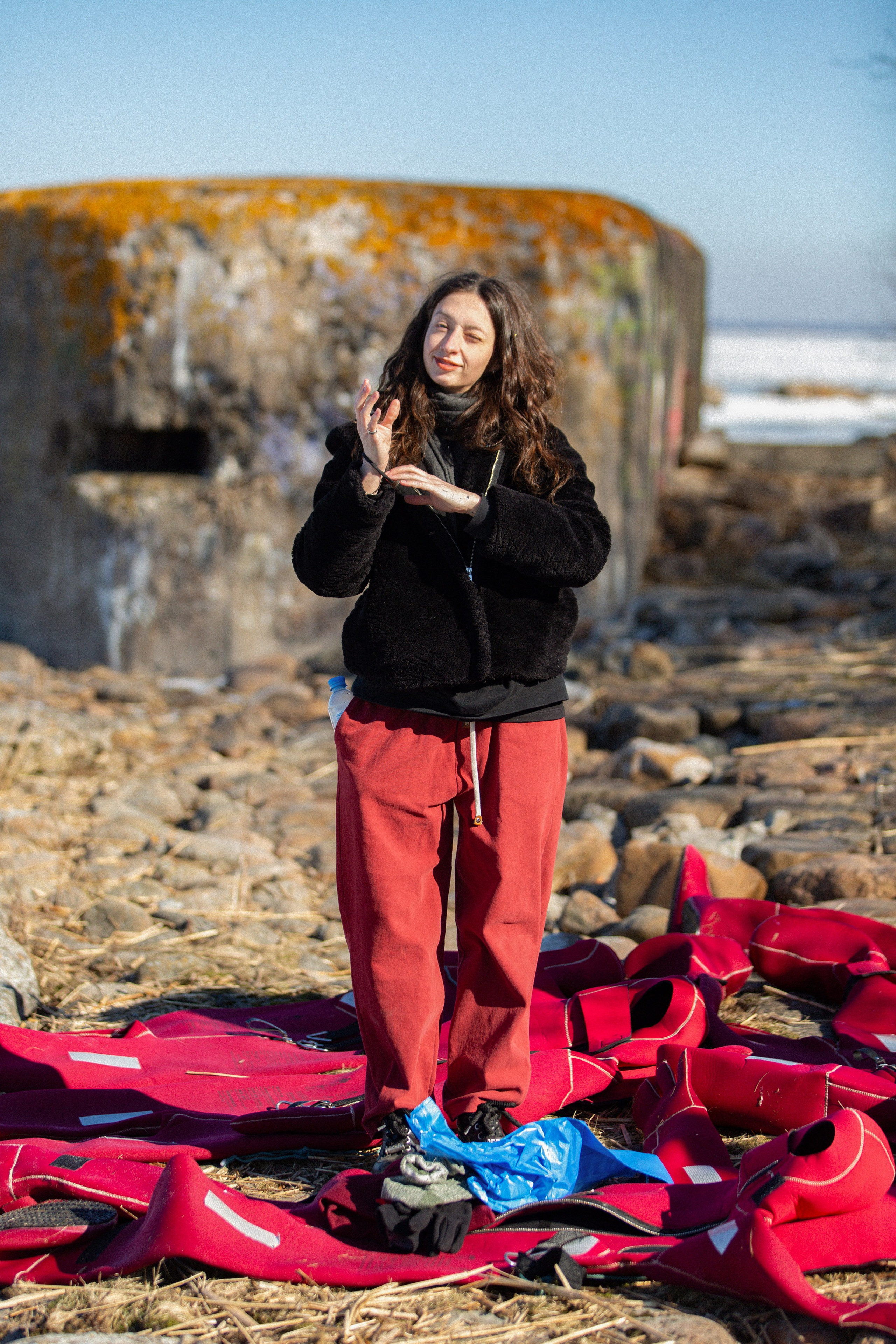 Ice floating. Снимаю съемки