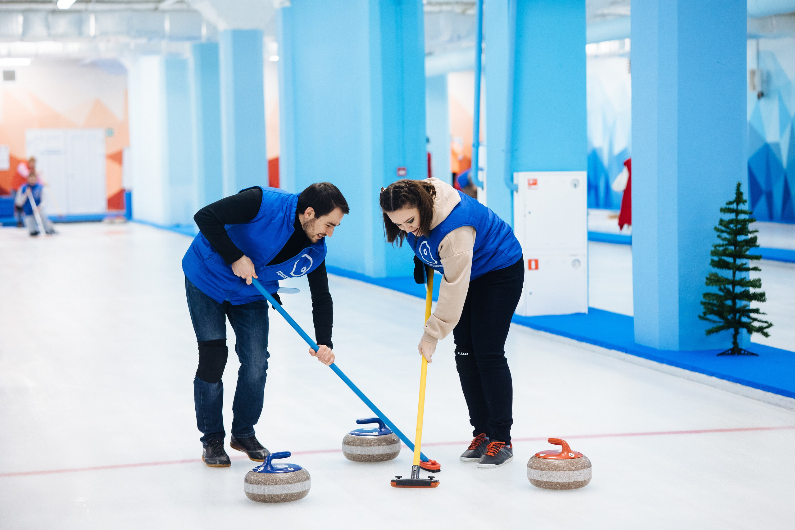 Корпоратив в кёрлинге. Свадебный и семейный фотограф Екатерина Иванова