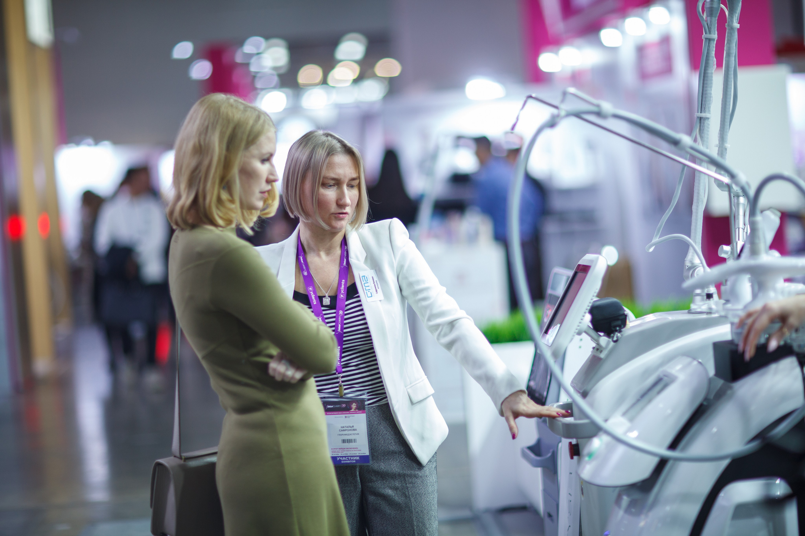Выставка компаний Med Aesthetik и Sthetian. Фотограф в Москве Наталья Антипина