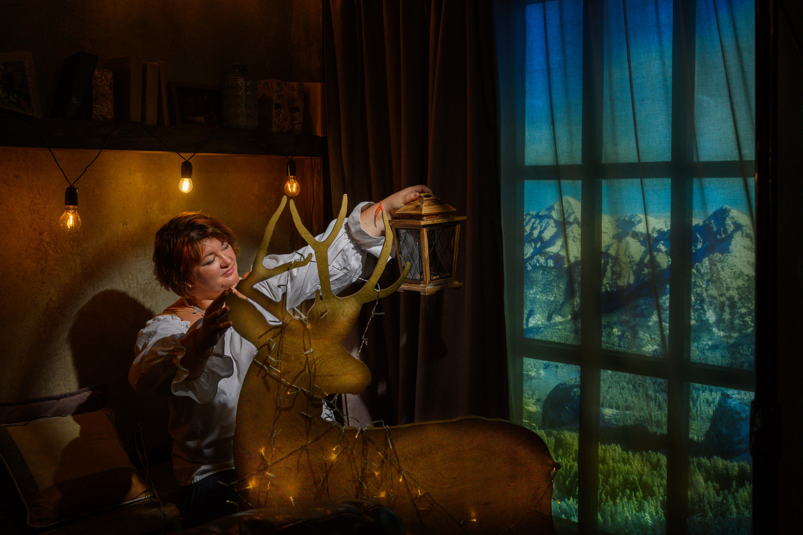 Светлана: Новогодний фотосет. Фотограф Андрей Зикеев, фотостудия AzArt Studio в Москве