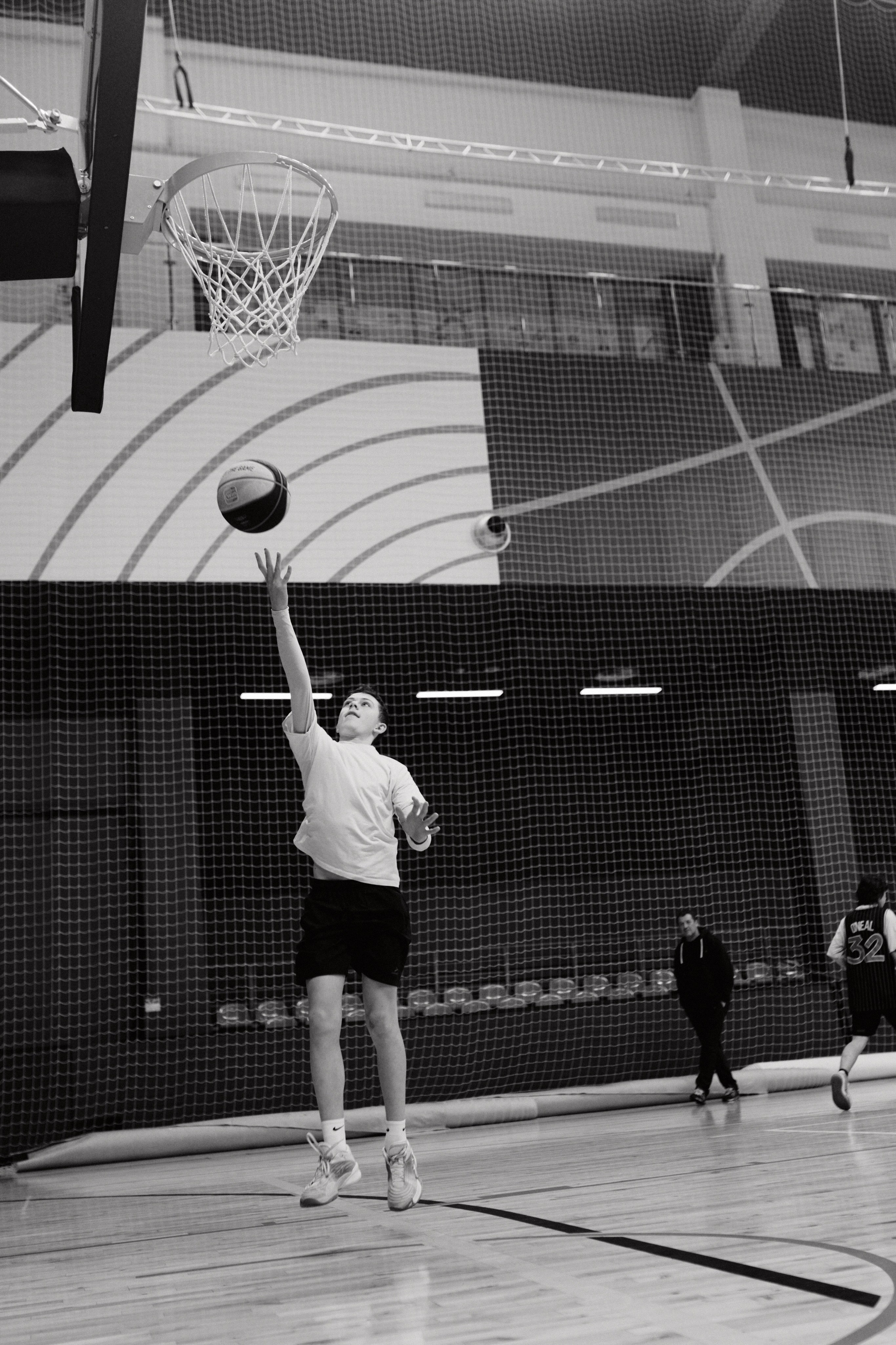 Новогодний баскетбол 2025. Детская лига. Евгений Бреча. Коммерческий и бэкстейдж фотограф в Москве