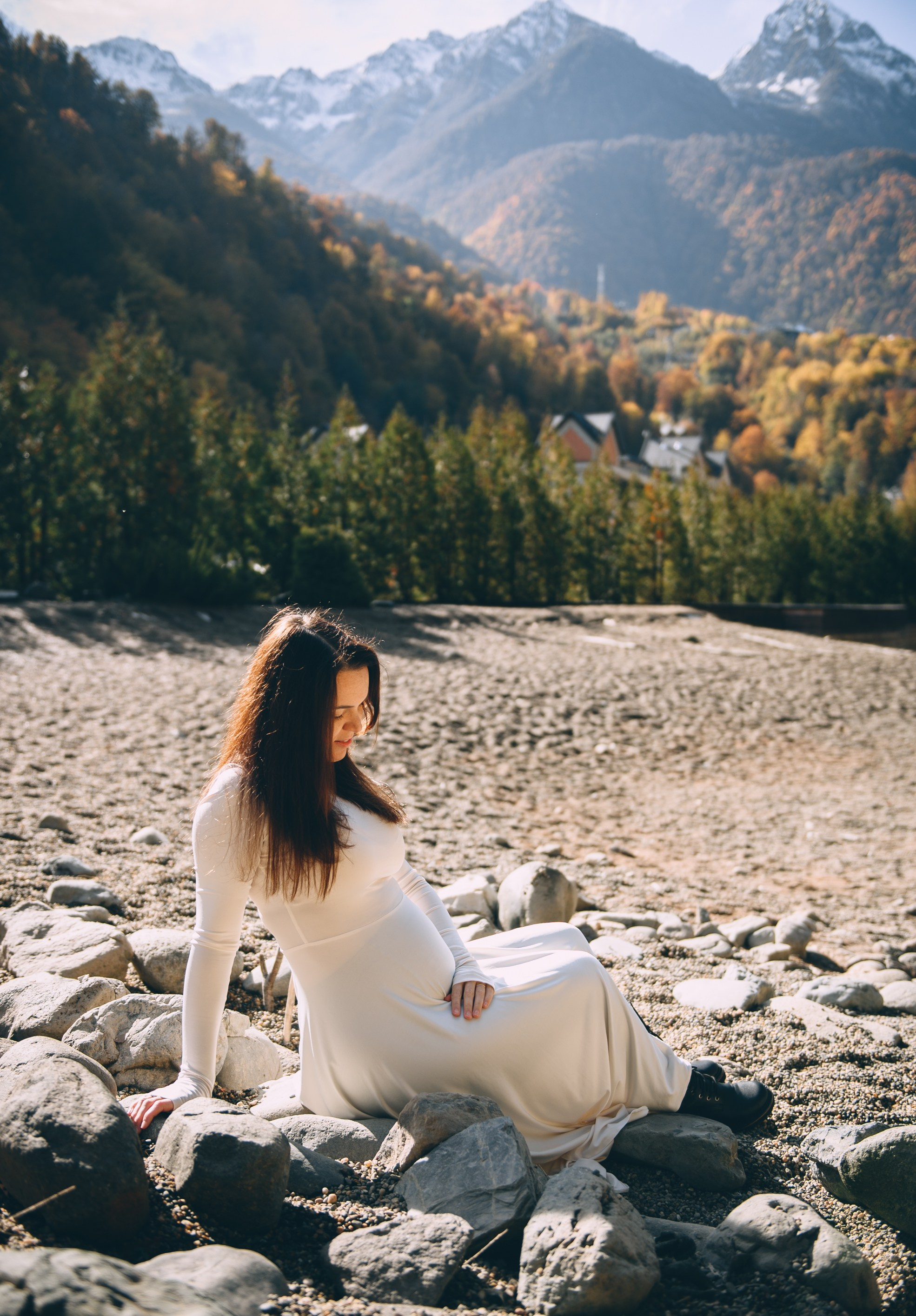 Беременность в горах. Свадебный и семейный фотограф София Невская