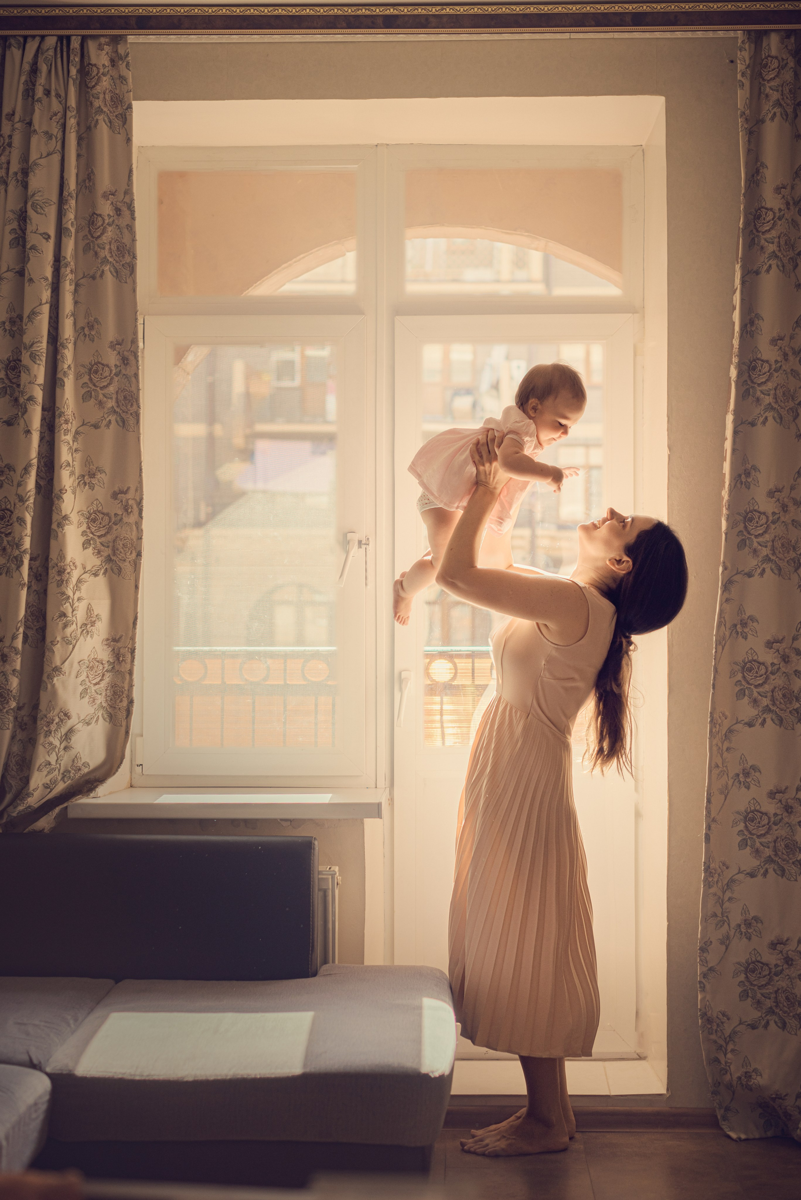 Семейная фотосессия дома. Душевная фотография от сердца к сердцу Марина Жиделева фотограф Москва