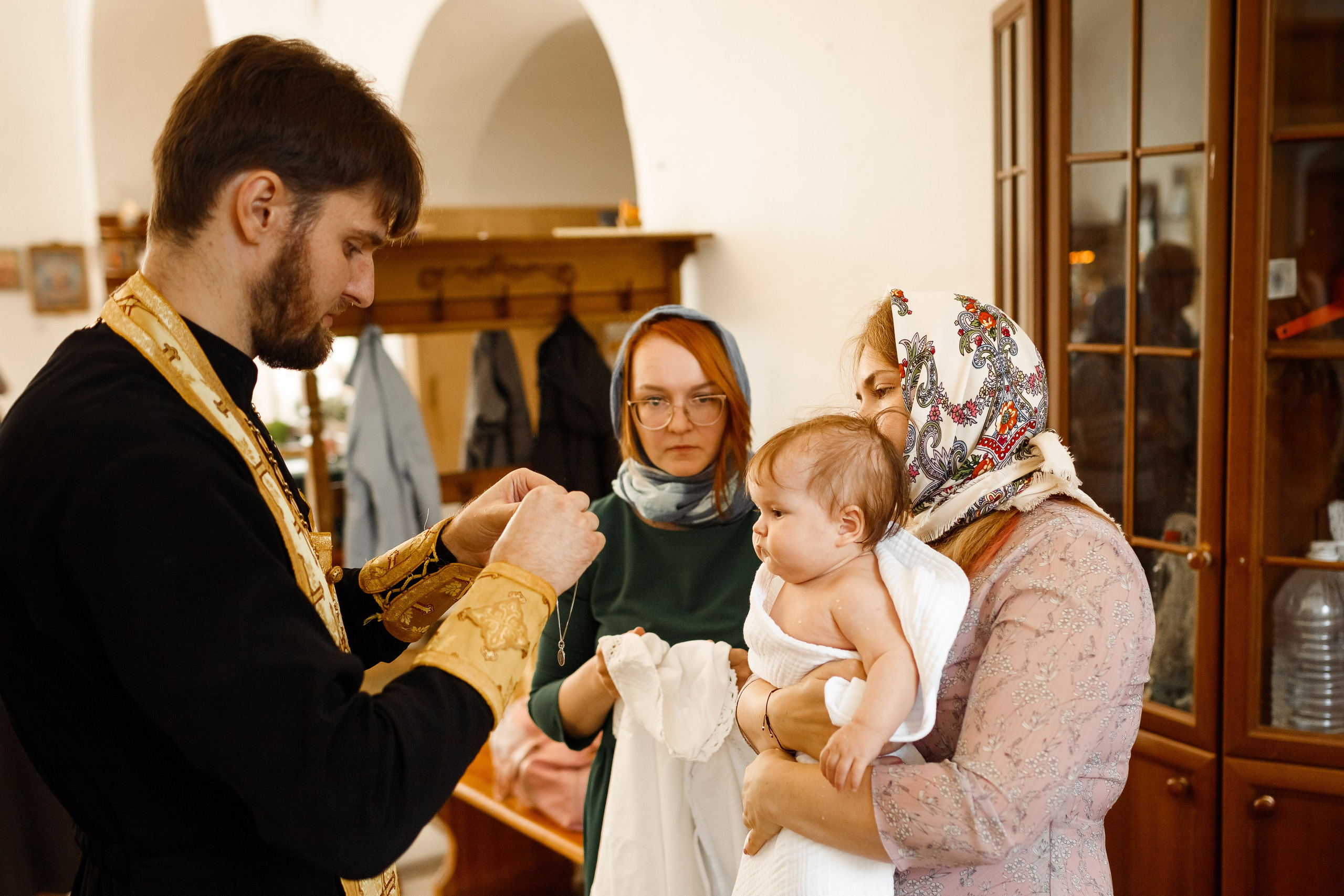Крещение. Фотограф новорождённых Ярославль. Детский и семейный фотограф Анна Салова