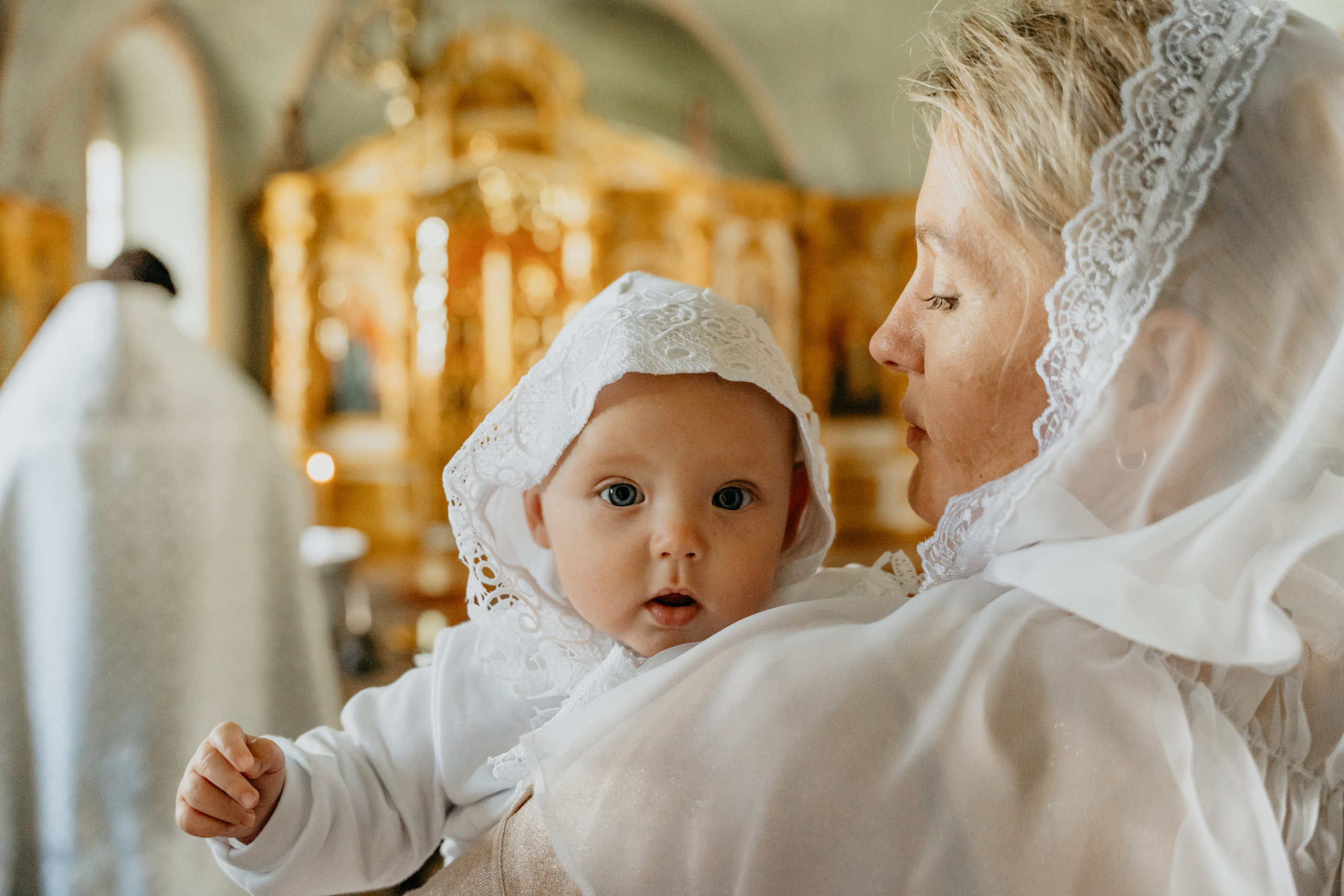 Таинство крещения в с. Великорецкое
