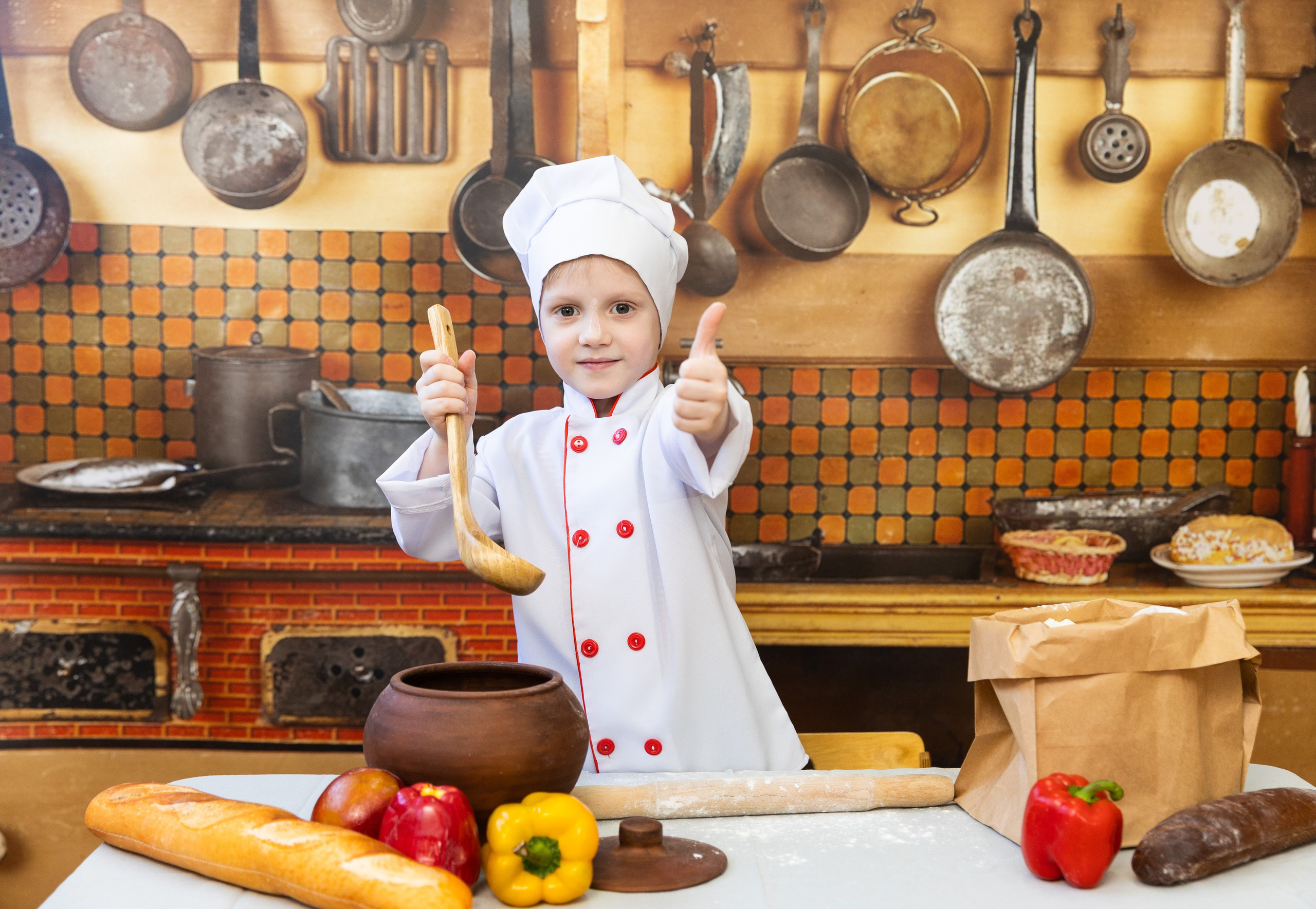 Тематическая «Поварята». Семейный, детский, школьный фотограф в Благовещенске Яна Белоусова