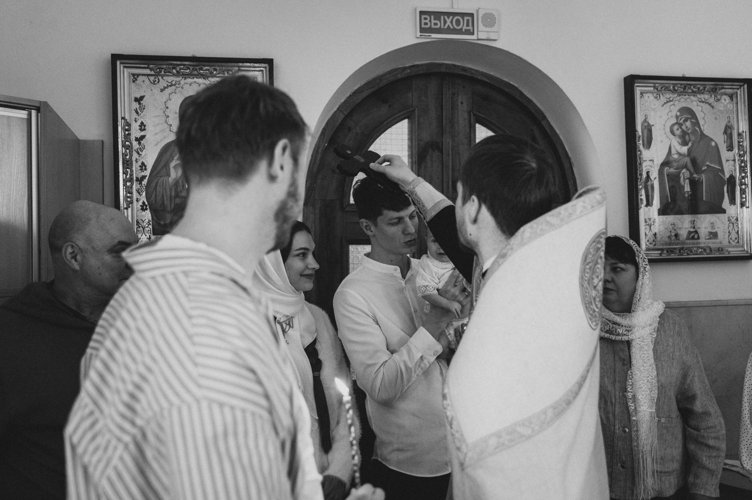 Крещение Артура (Храм Марии Магдалины). Семейный фотограф в Минске Дарья Дреко