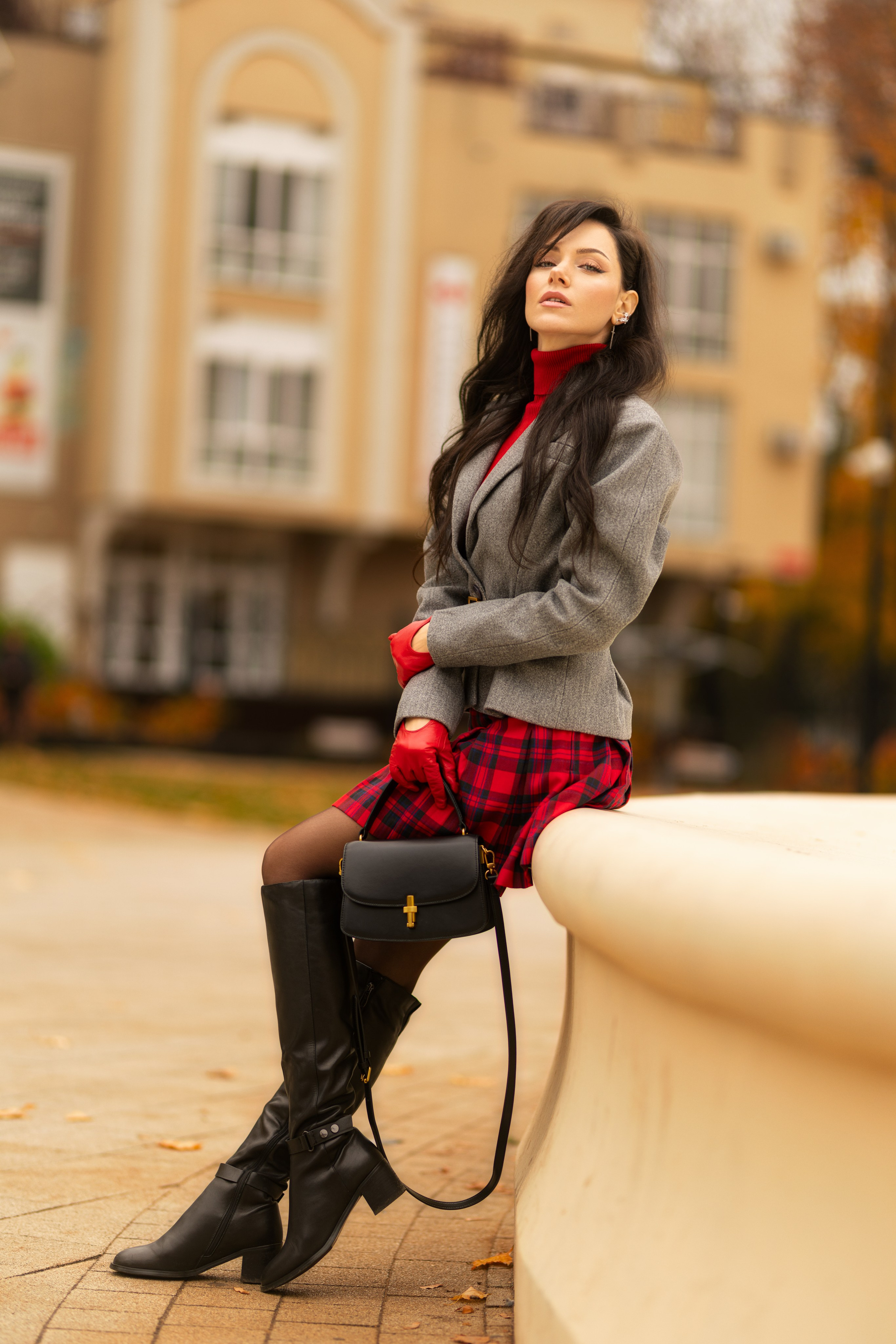 Фотосет с Екатериной в парке на осеннюю тему для «себя»