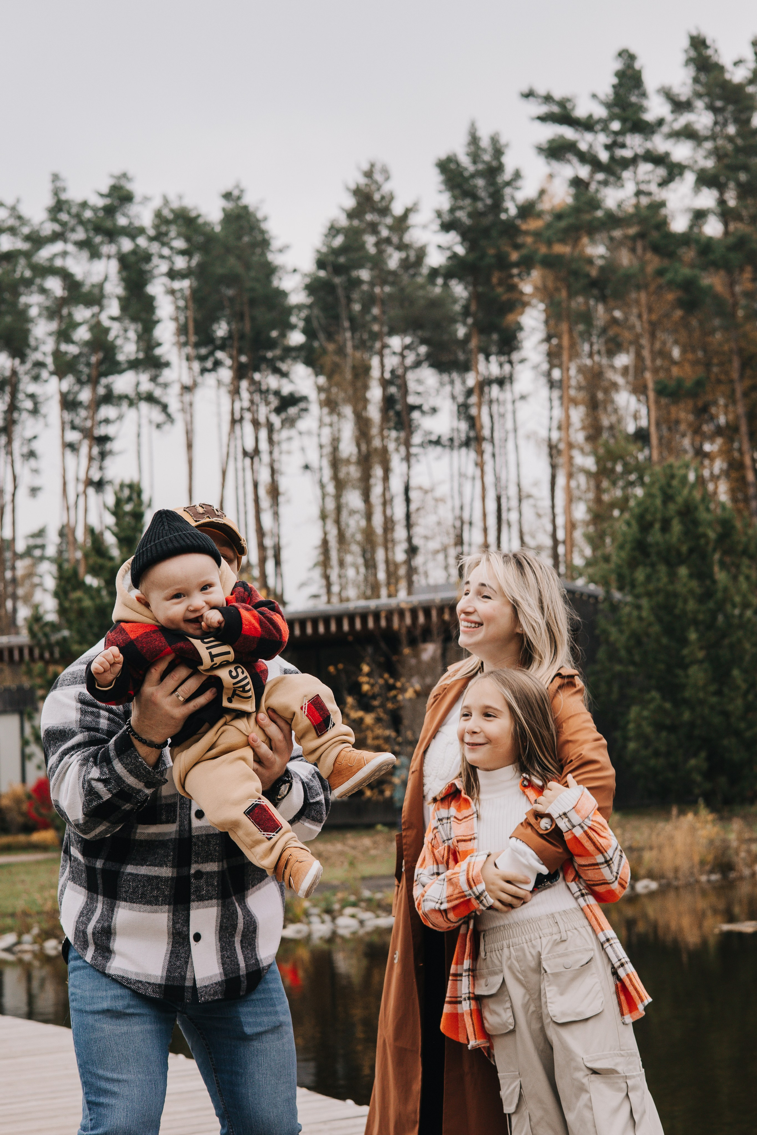 Семейные фотоистории на природе