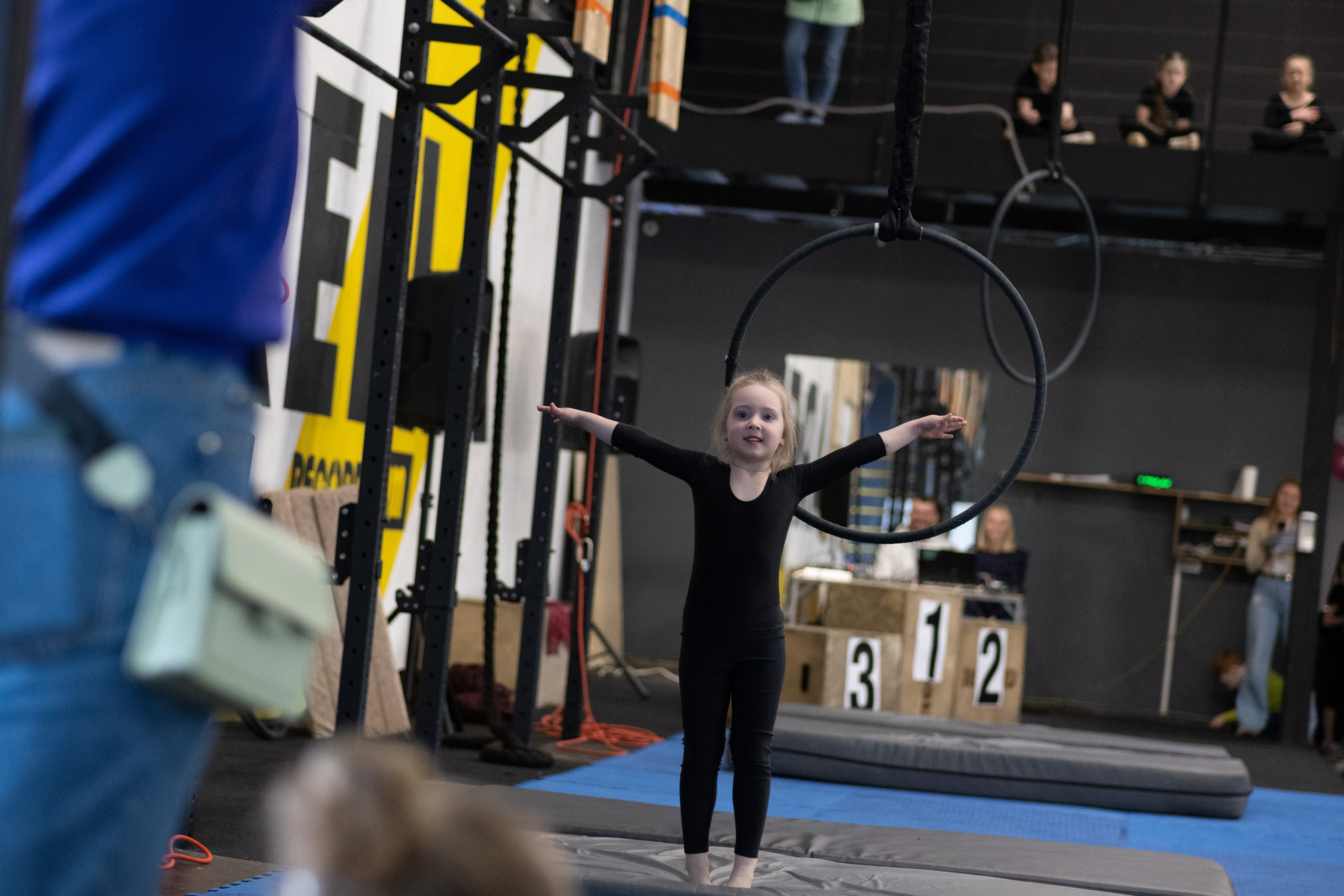 Внутриклубные соревнования по воздушной гимнастике 02.04.23