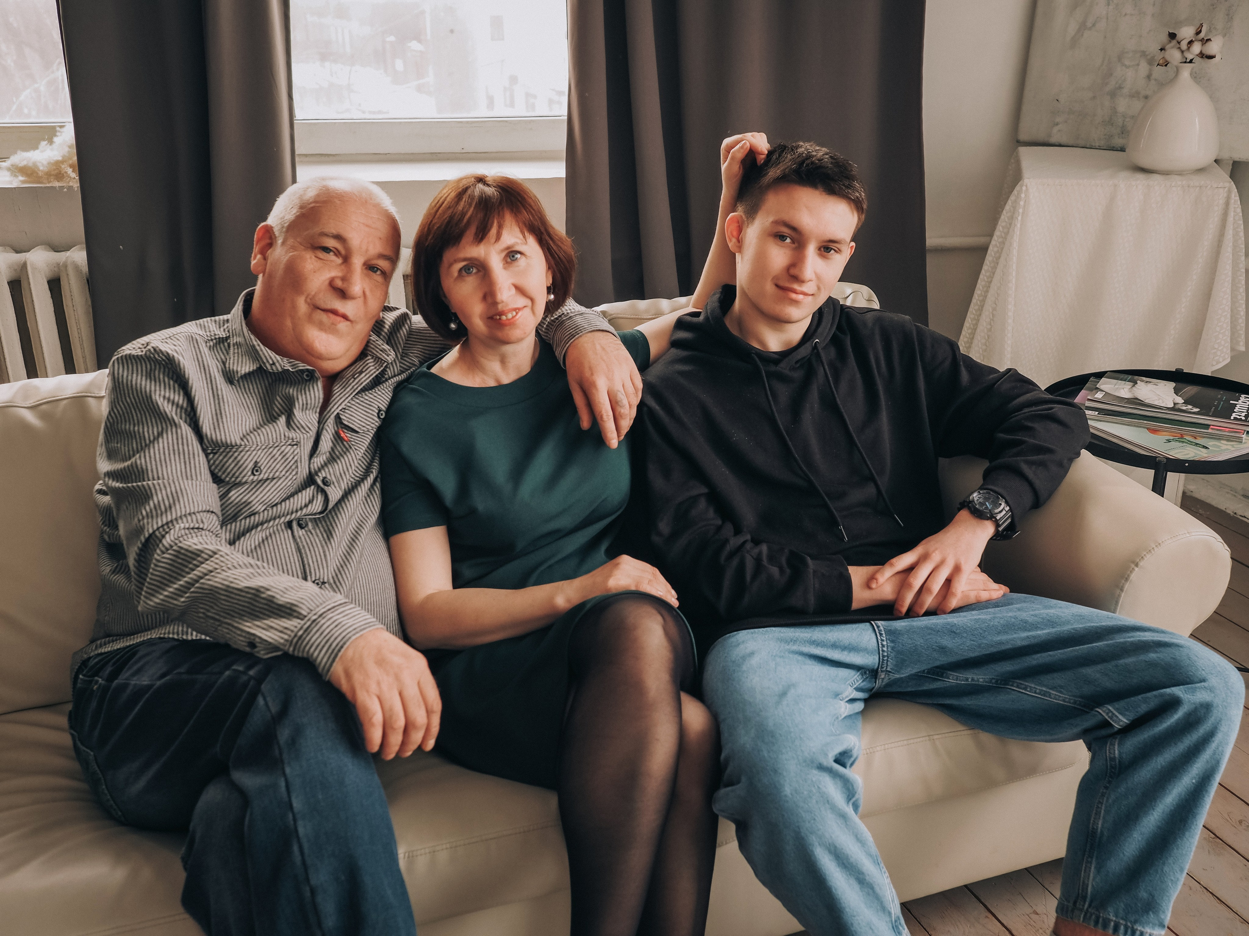 Алексей Дина и Максим. Семейный фотограф Ольга Барабанова