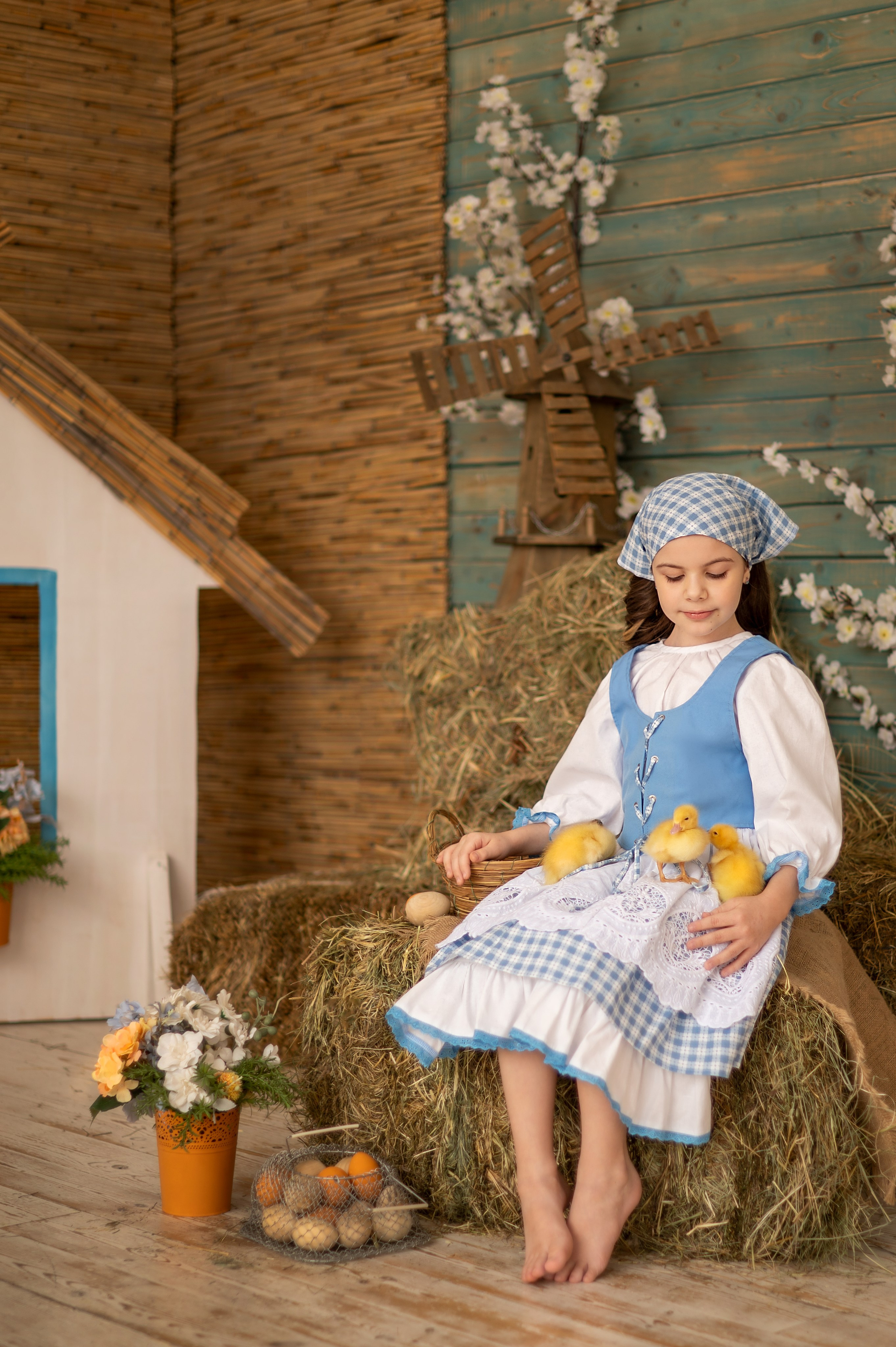 Фотосессия с утятами Драган студия. Детский и семейный фотограф г. Москва Оксана Катаджи