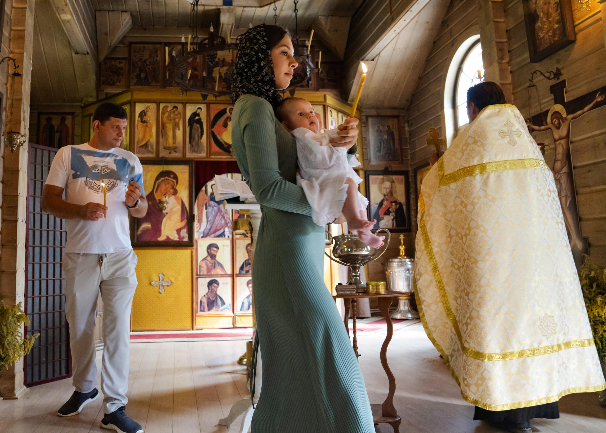 Таинство Крещения Марии. Крамер Юлиана детский и семейный фотограф