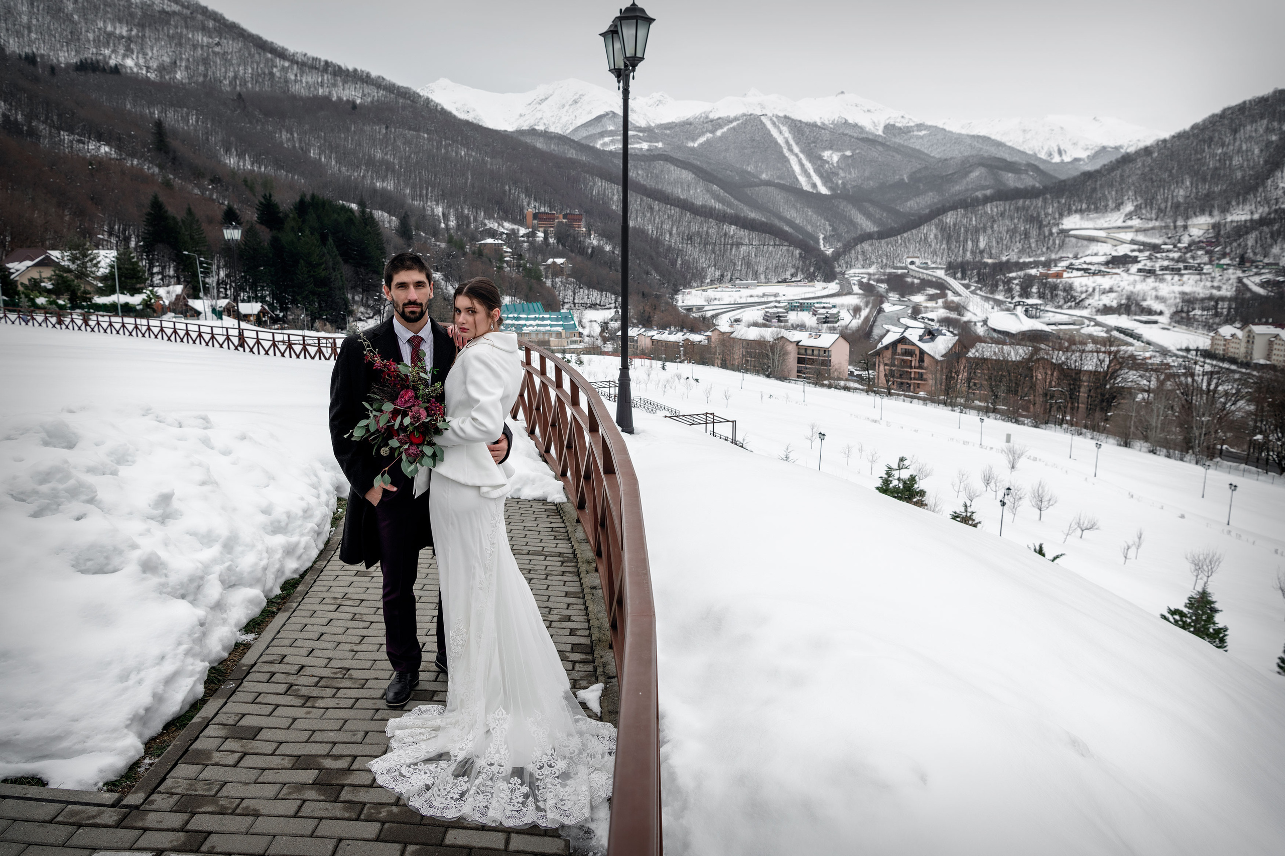 Свадебная фотосессия Биатриссы и Гаджи в Сочи. Бизнес фотограф в Москве Алексей Кознев