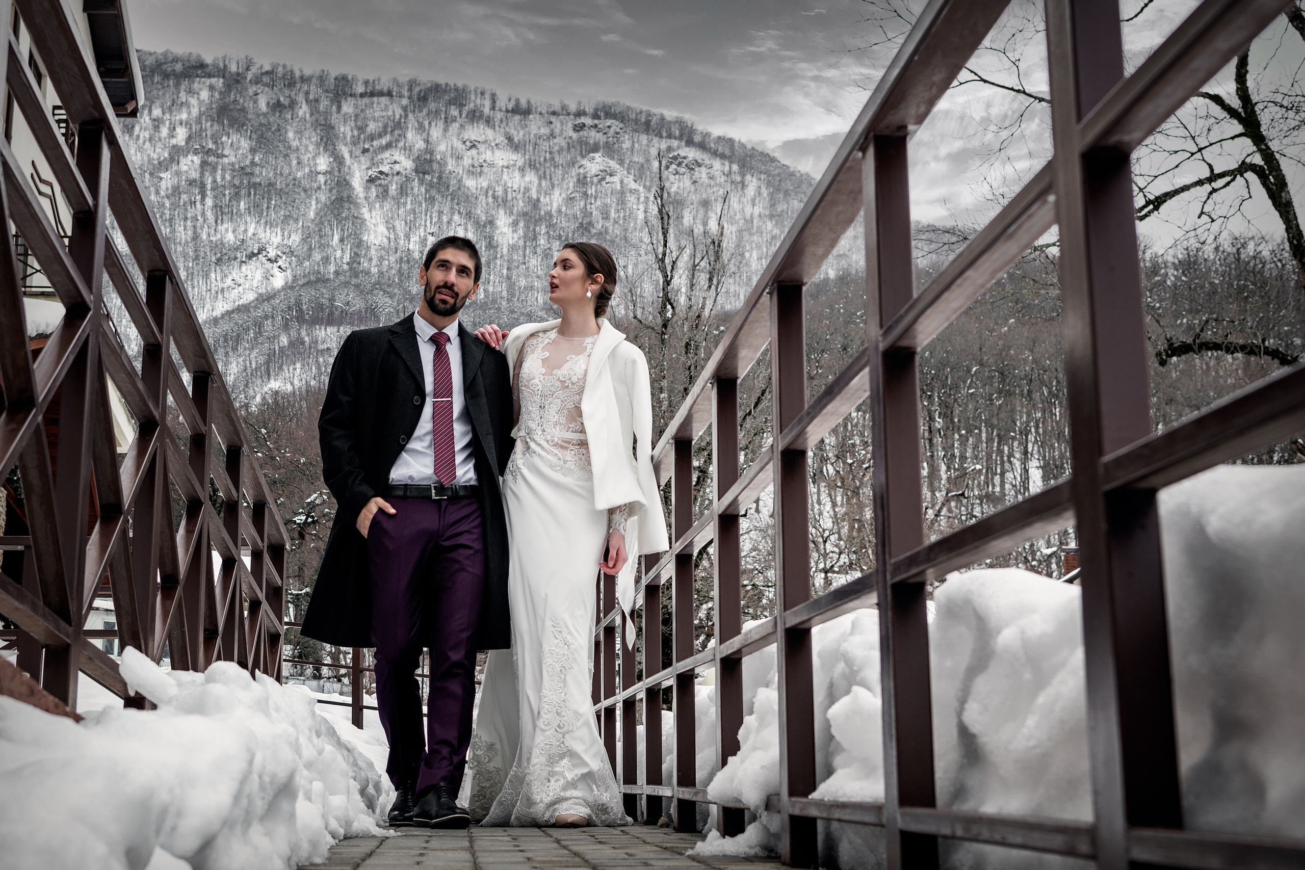 Свадебная фотосессия Биатриссы и Гаджи в Сочи. Бизнес фотограф в Москве Алексей Кознев