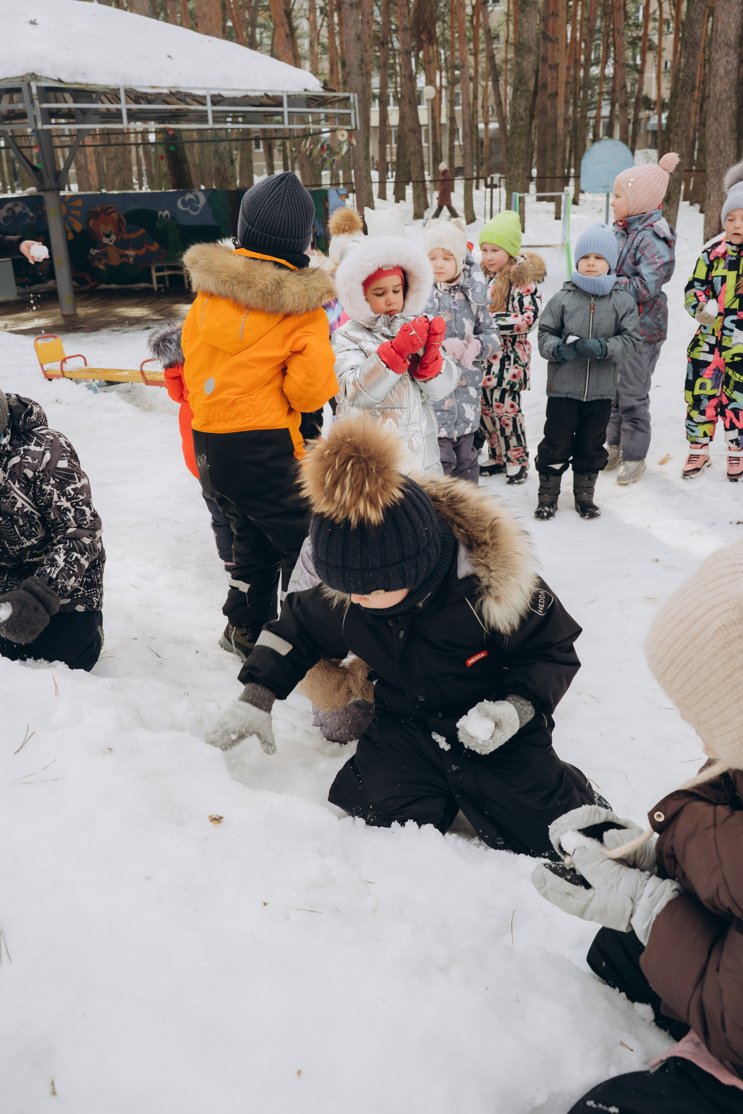 Репортаж в саду. Семейный фотограф • Домашние съемки в Нижнем Новгороде