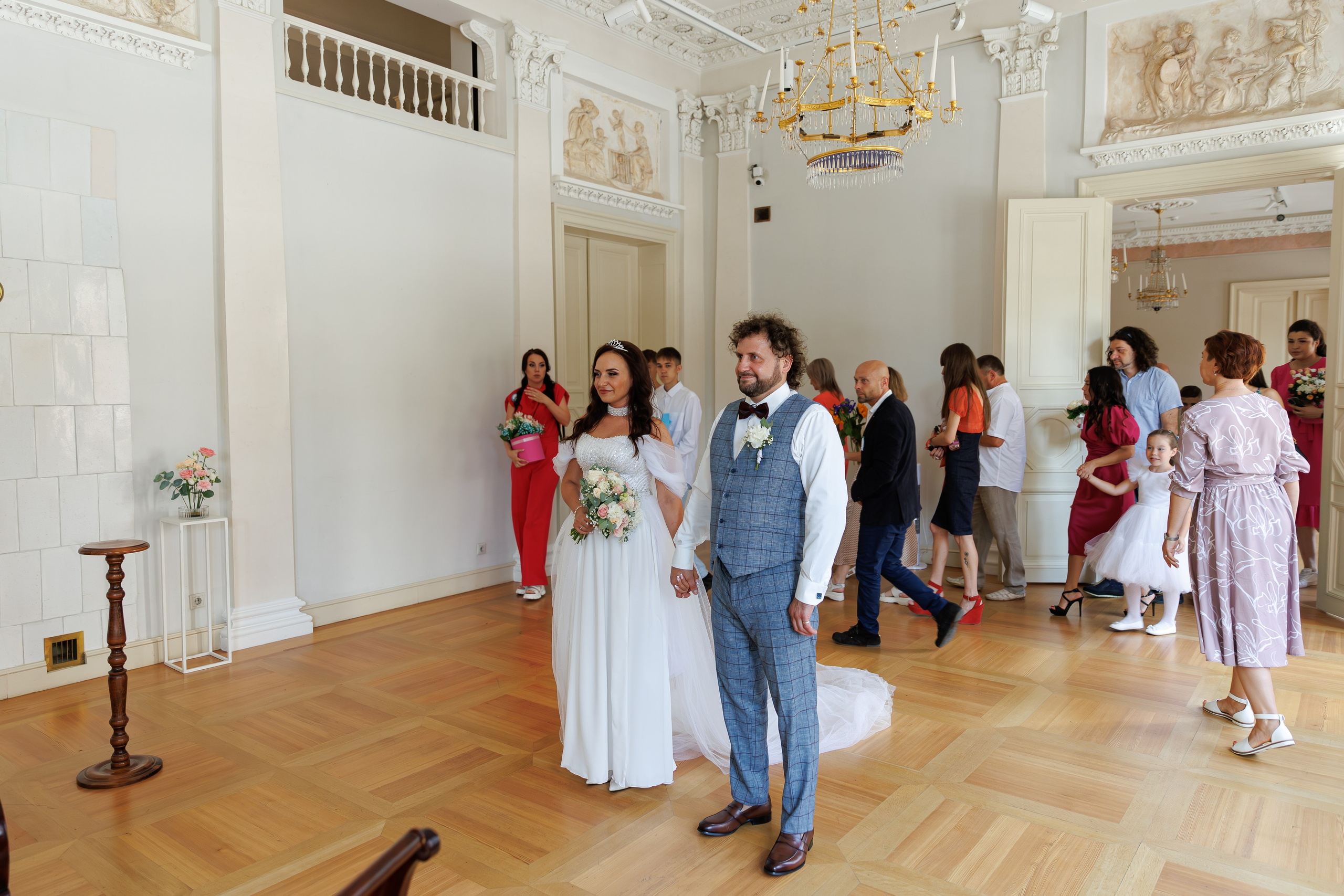 Регистрация брака в усадьбе Муравьевых-Апостолов. Свадебный фотограф Москва и МО Сергей Киржаев