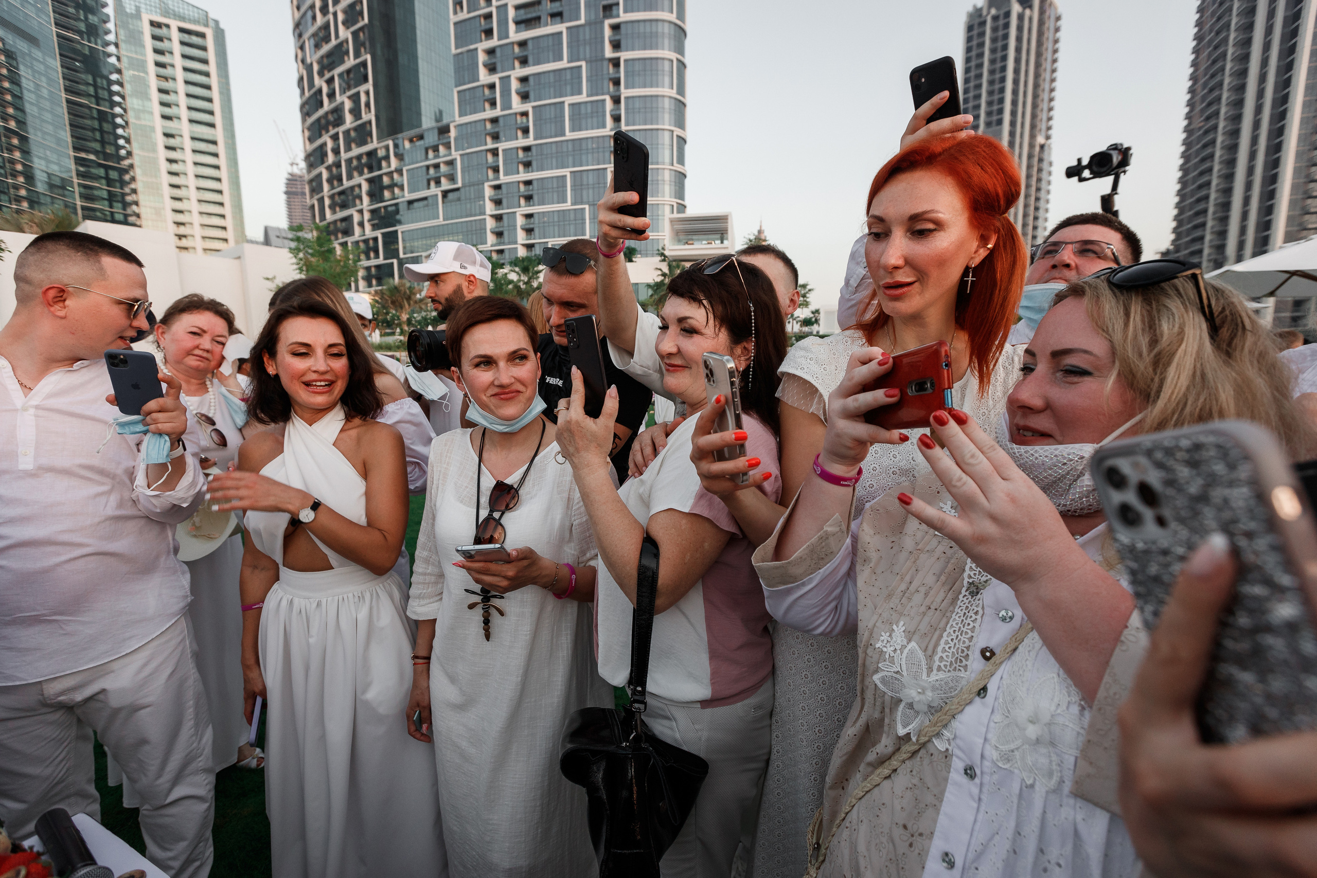Дубай. Белая вечеринка. Фотограф Олег Сотник