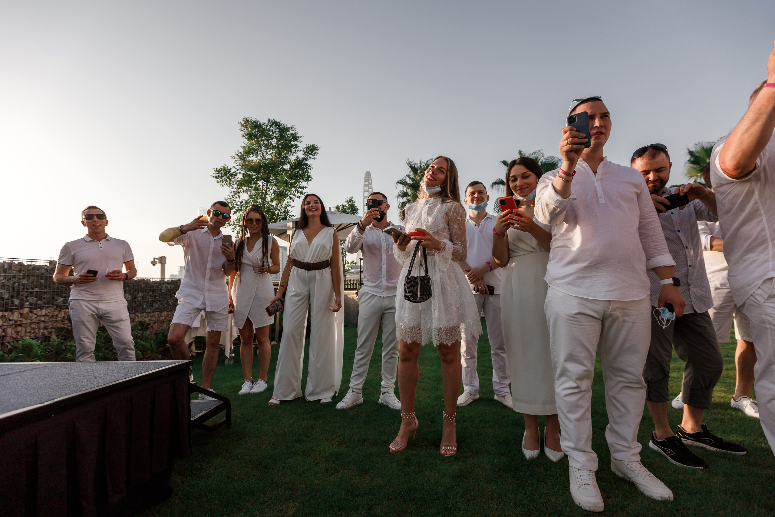 Дубай. Белая вечеринка. Фотограф Олег Сотник