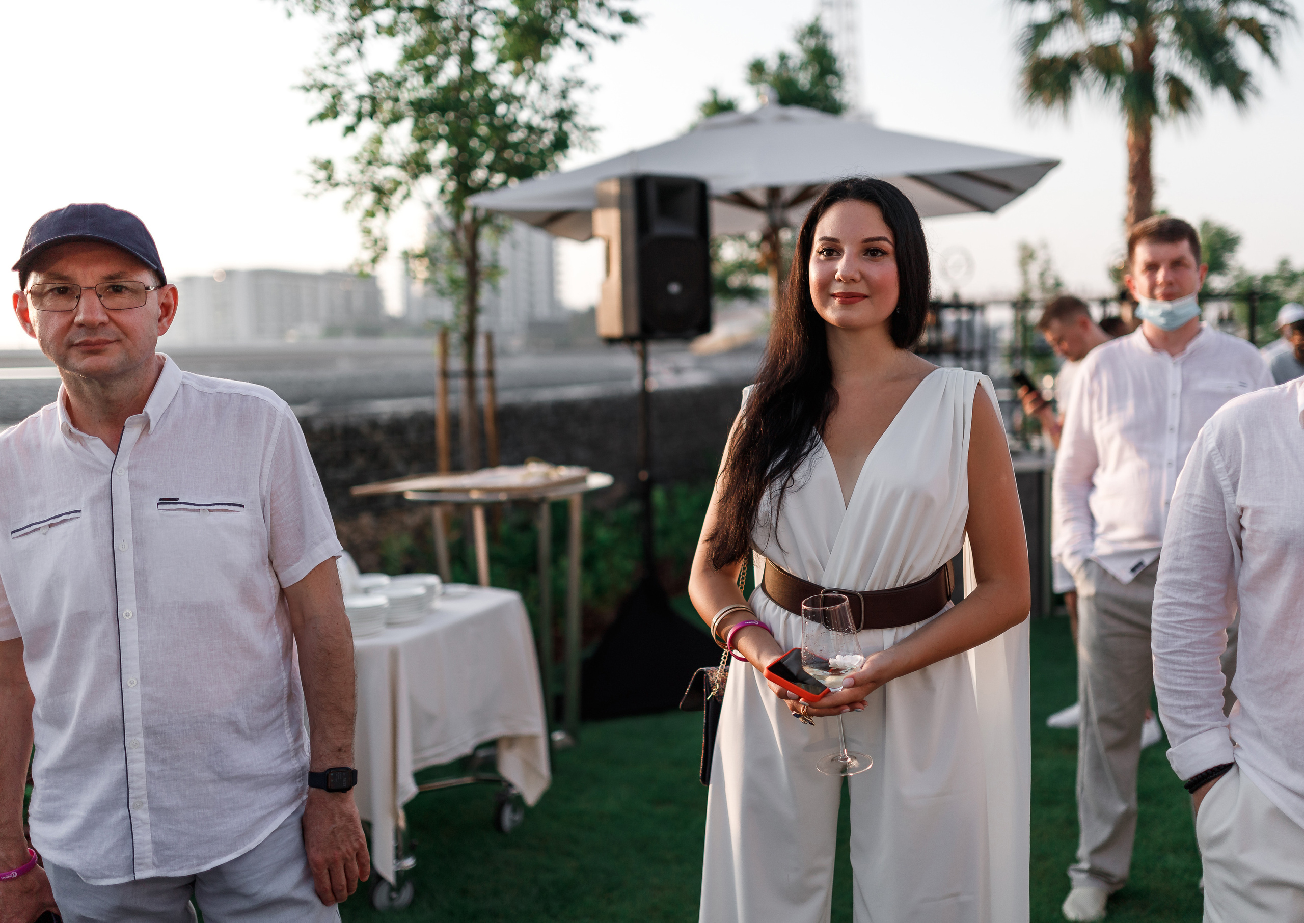 Дубай. Белая вечеринка. Фотограф Олег Сотник