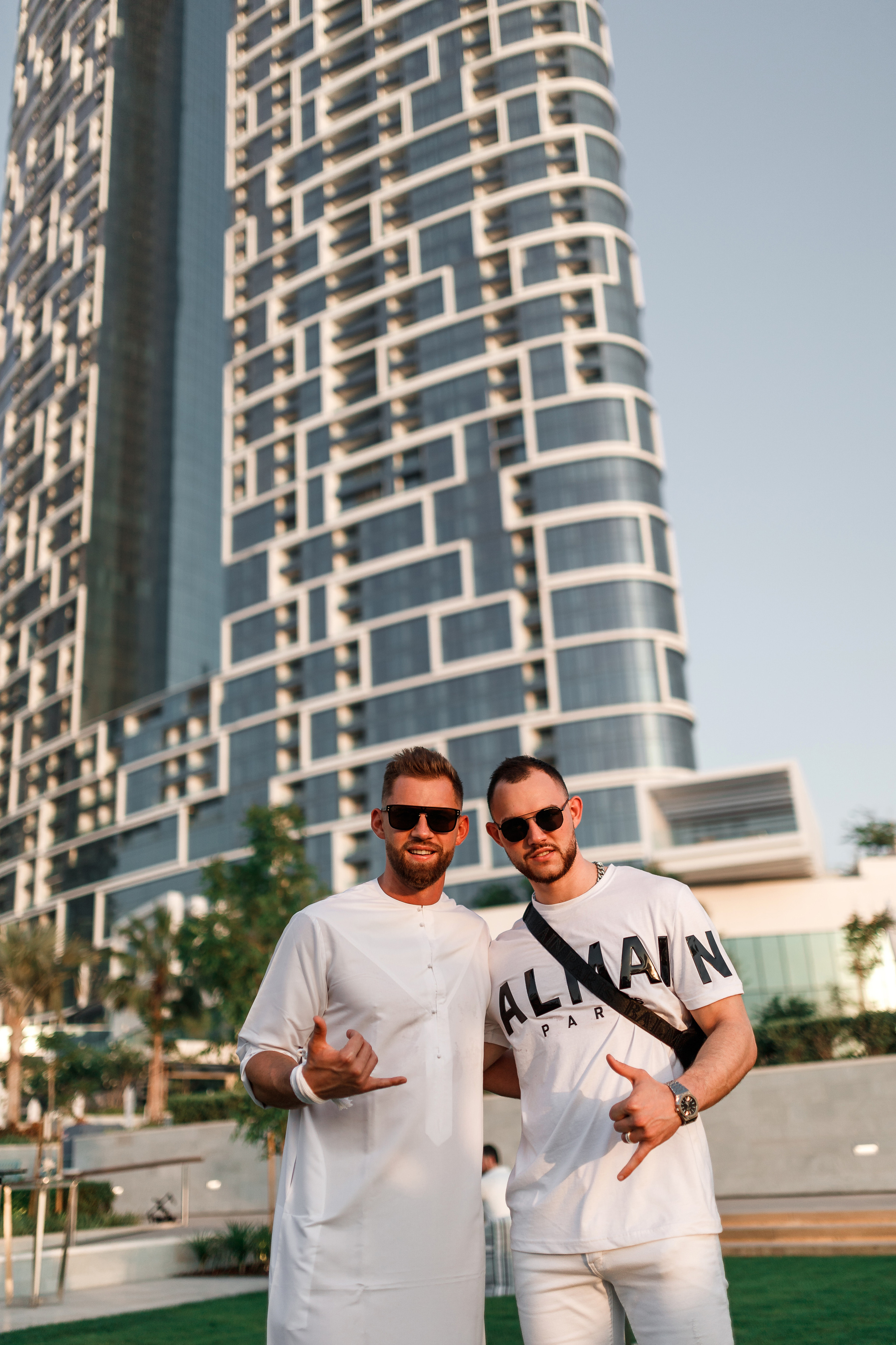 Дубай. Белая вечеринка. Фотограф Олег Сотник